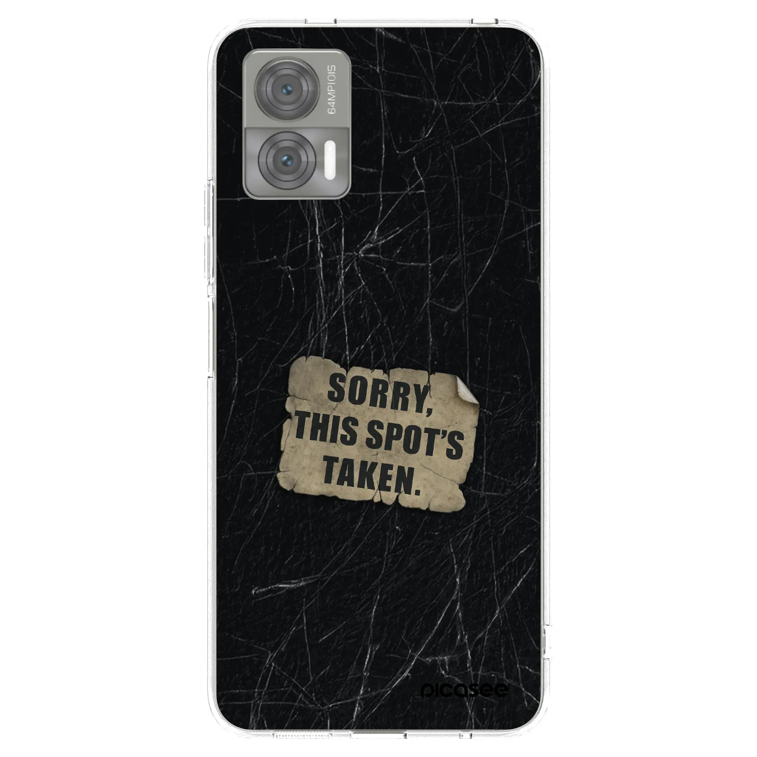 Picasee silikonový průhledný obal pro Motorola Edge 30 Neo - SORRY