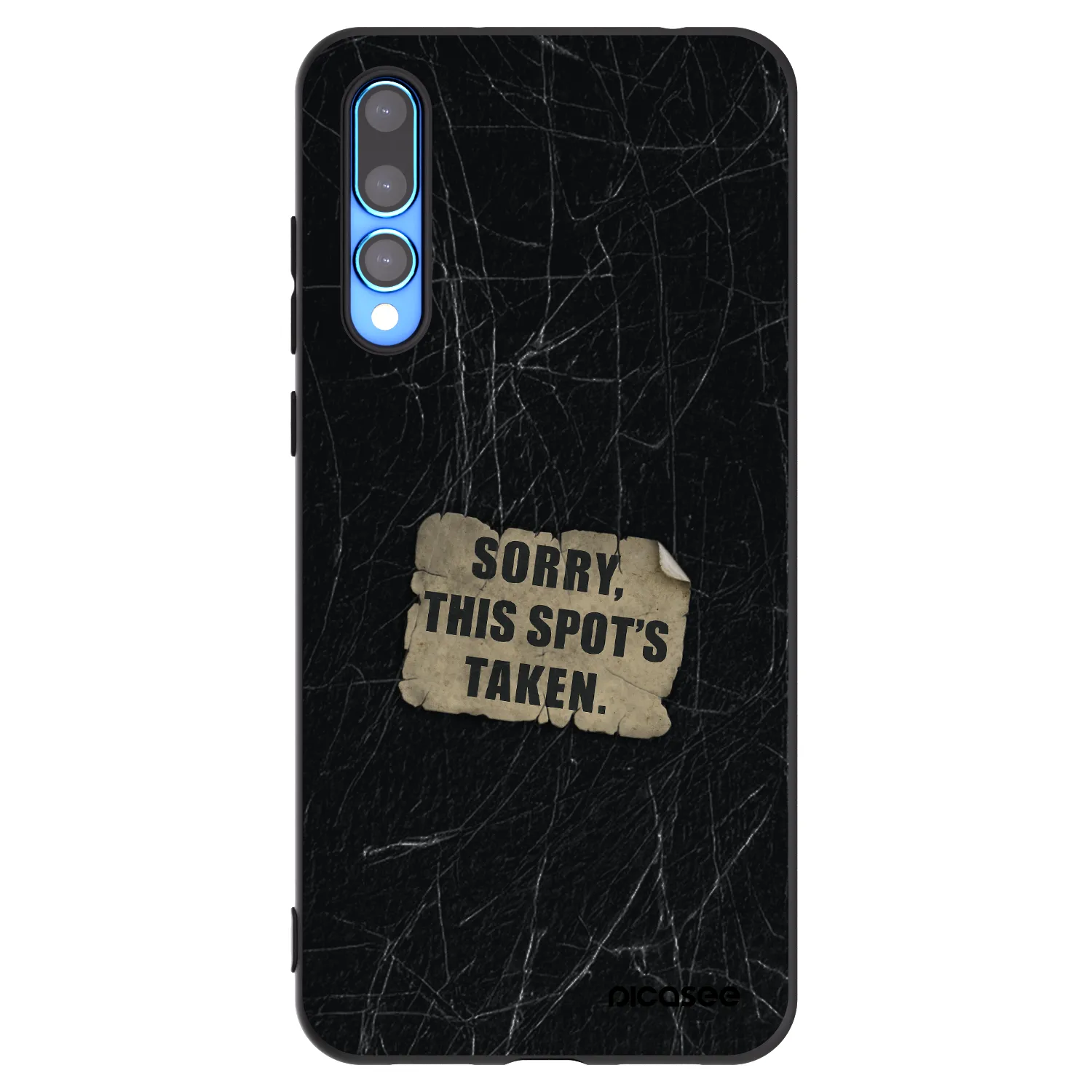 Picasee silikonový černý obal pro Huawei P20 Pro - SORRY