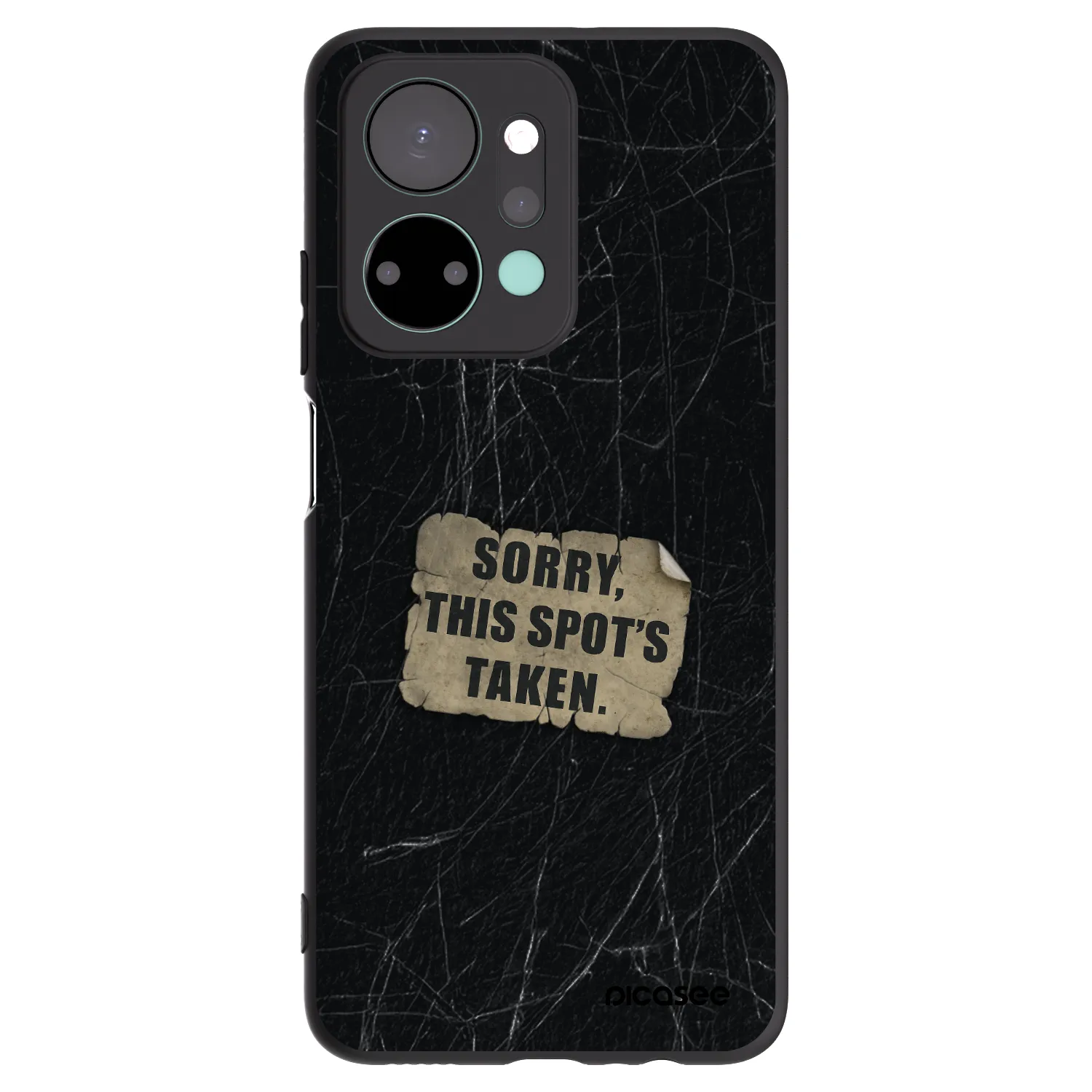 Picasee silikonový černý obal pro Honor X7a - SORRY