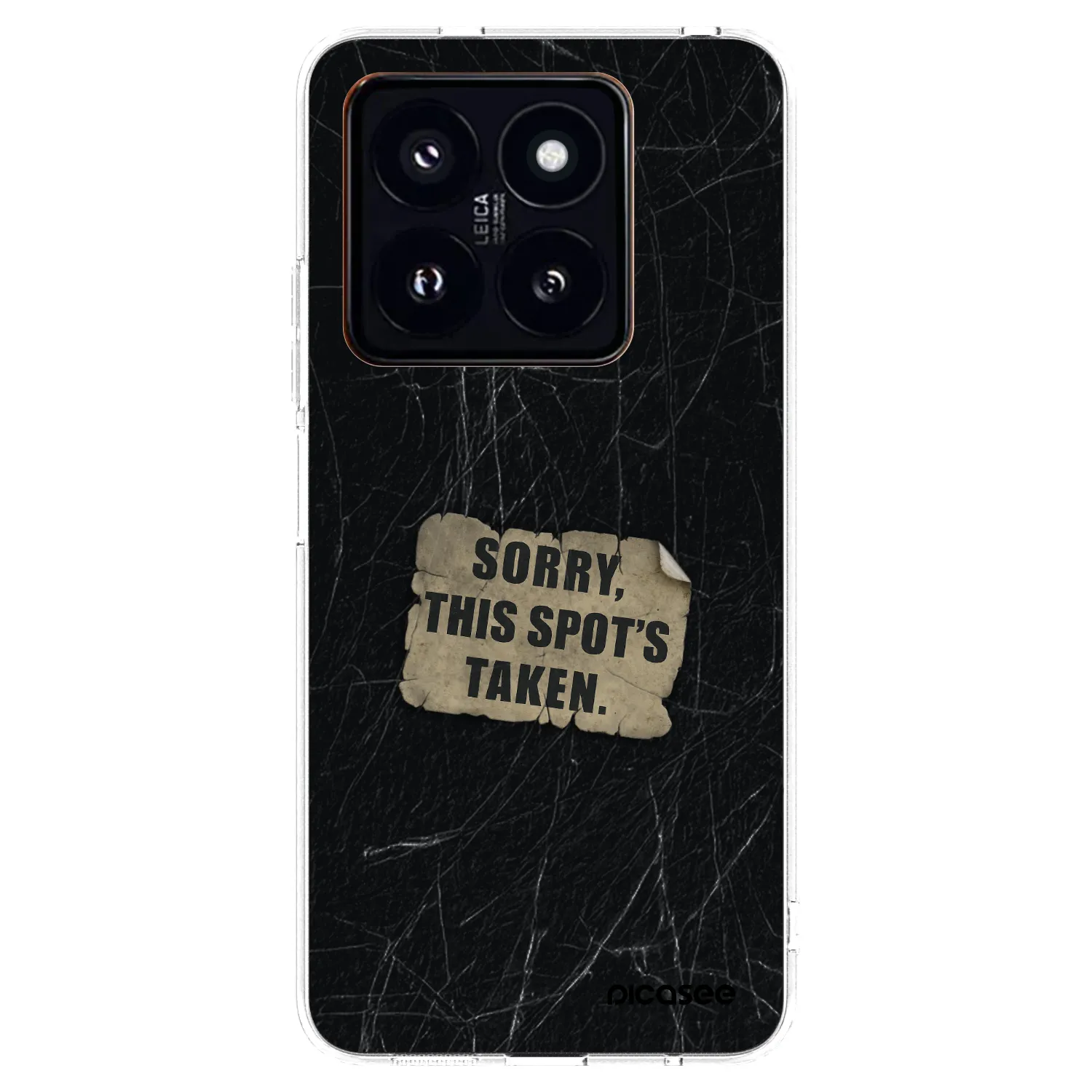 Picasee silikonový průhledný obal pro Xiaomi 14 Pro - SORRY