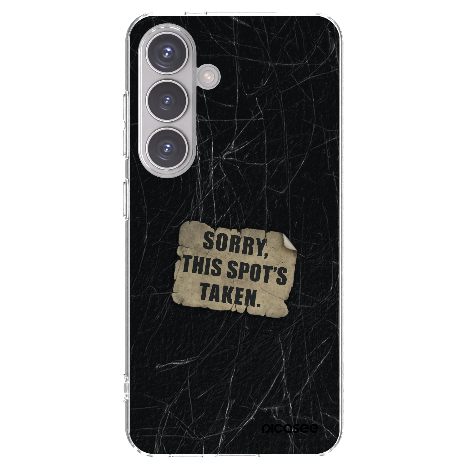Picasee silikonový průhledný obal pro Samsung Galaxy S24 S921B 5G - SORRY