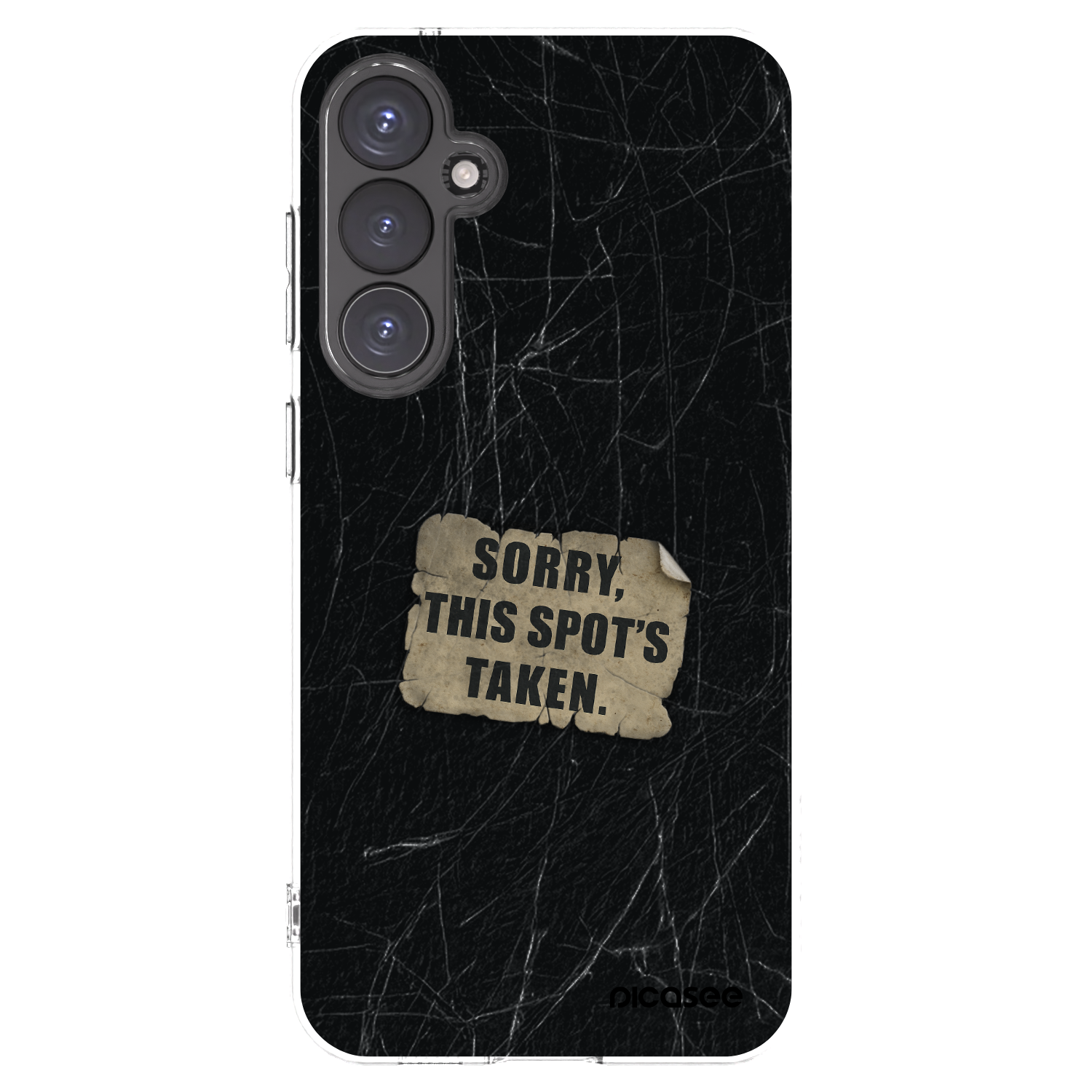Picasee silikonový průhledný obal pro Samsung Galaxy S23 FE S711B - SORRY