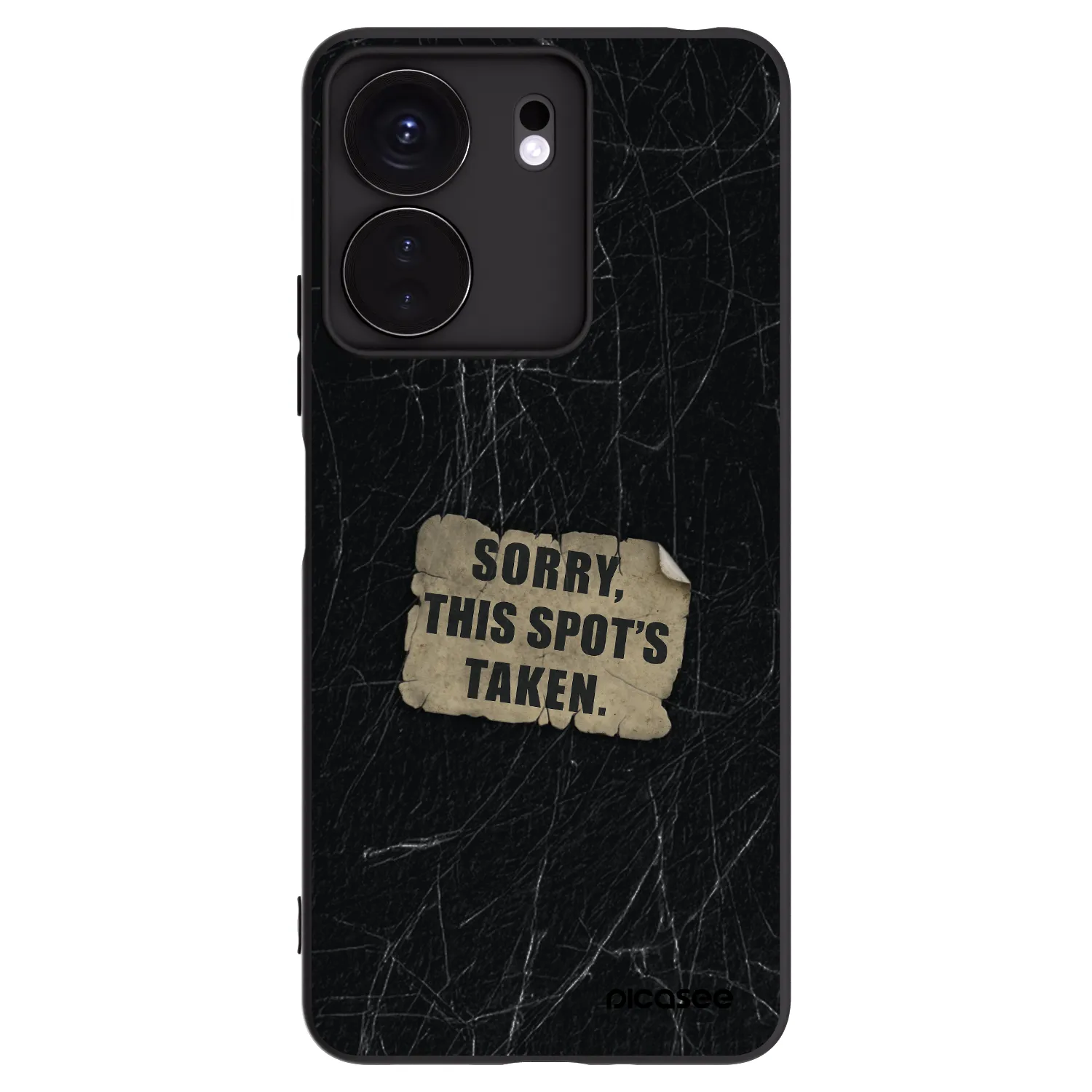 Picasee silikonový černý obal pro Xiaomi Redmi 13C 4G - SORRY