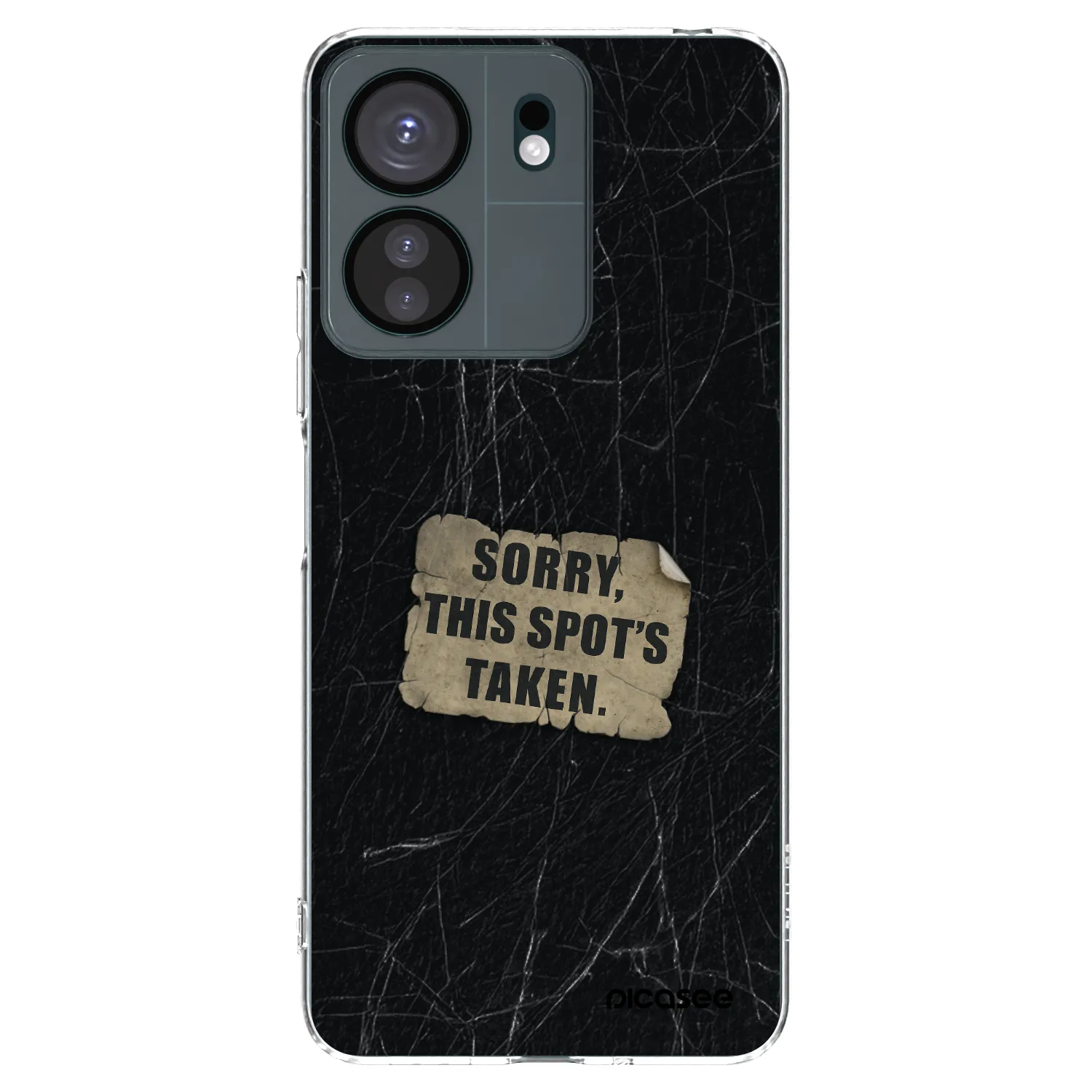 Picasee silikonový průhledný obal pro Xiaomi Redmi 13C 4G - SORRY