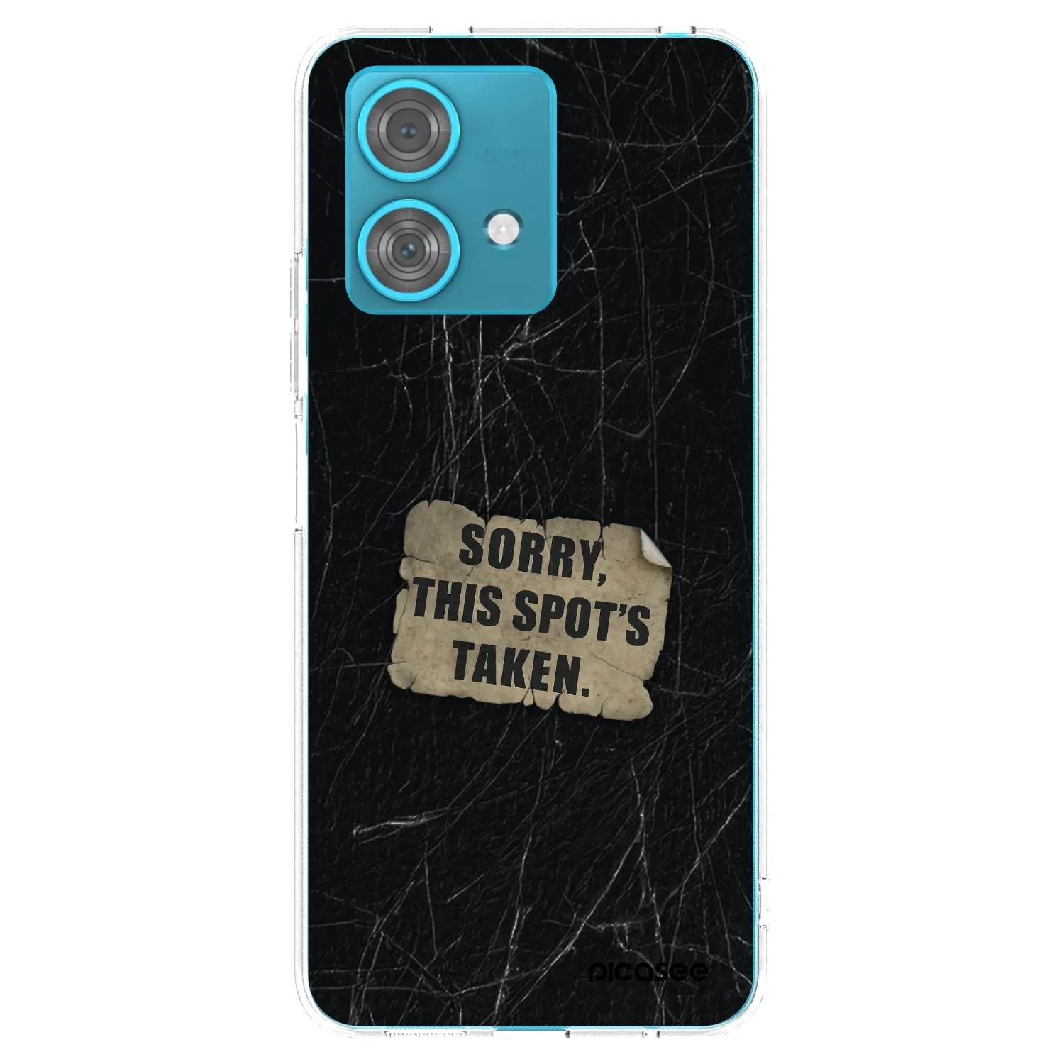 Picasee silikonový průhledný obal pro Motorola Edge 40 Neo - SORRY