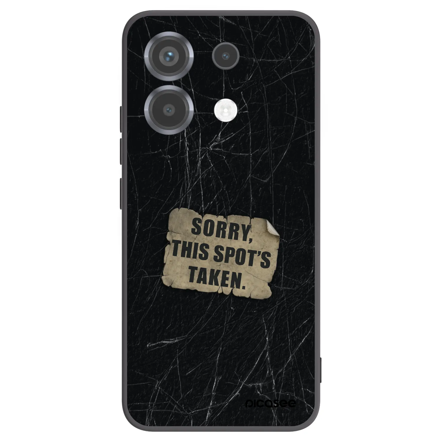 Picasee silikonový černý obal pro Xiaomi Poco X6 - SORRY