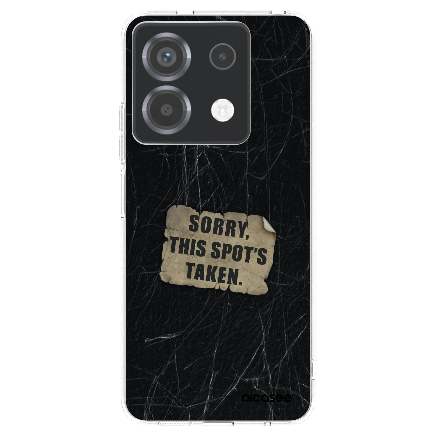 Picasee silikonový průhledný obal pro Xiaomi Poco X6 - SORRY