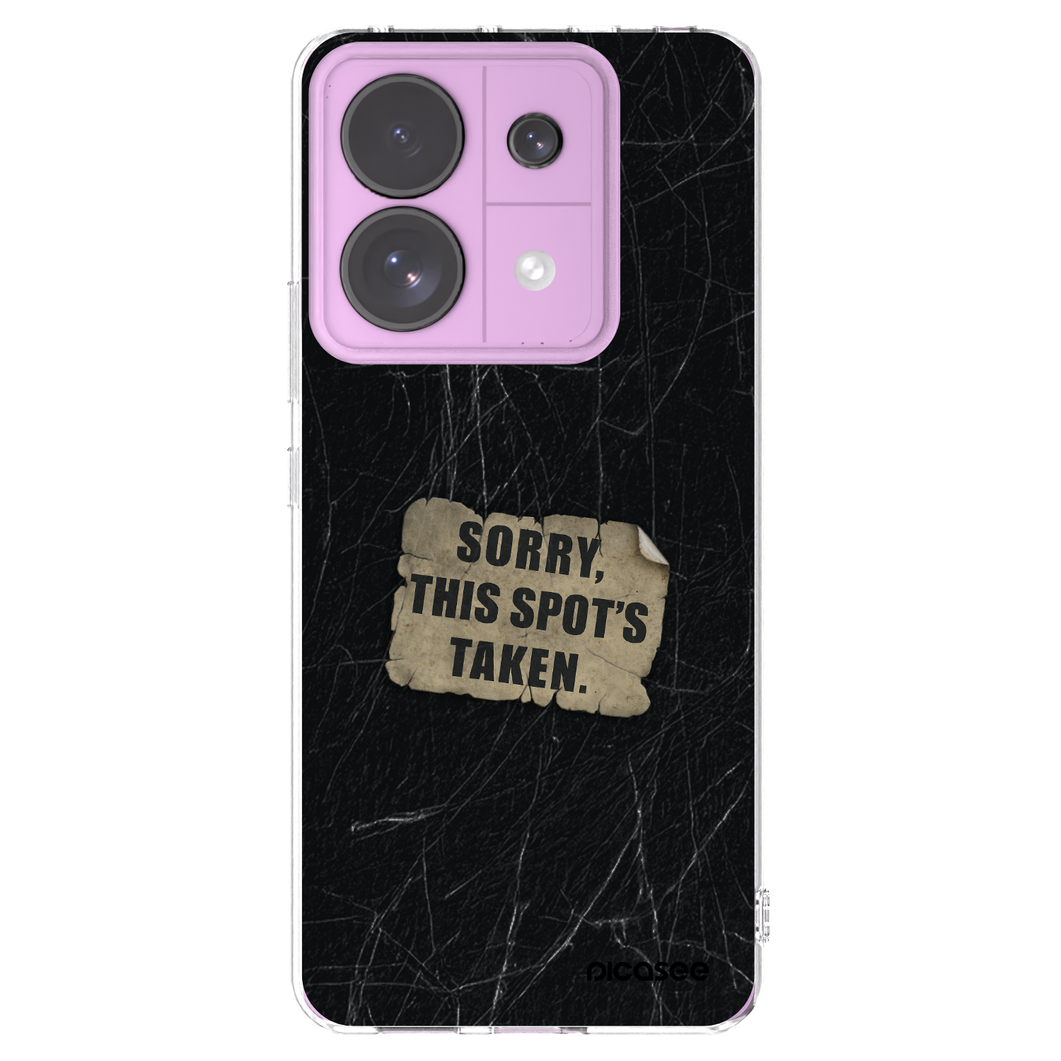 Picasee silikonový průhledný obal pro Xiaomi Redmi Note 13 Pro 5G - SORRY