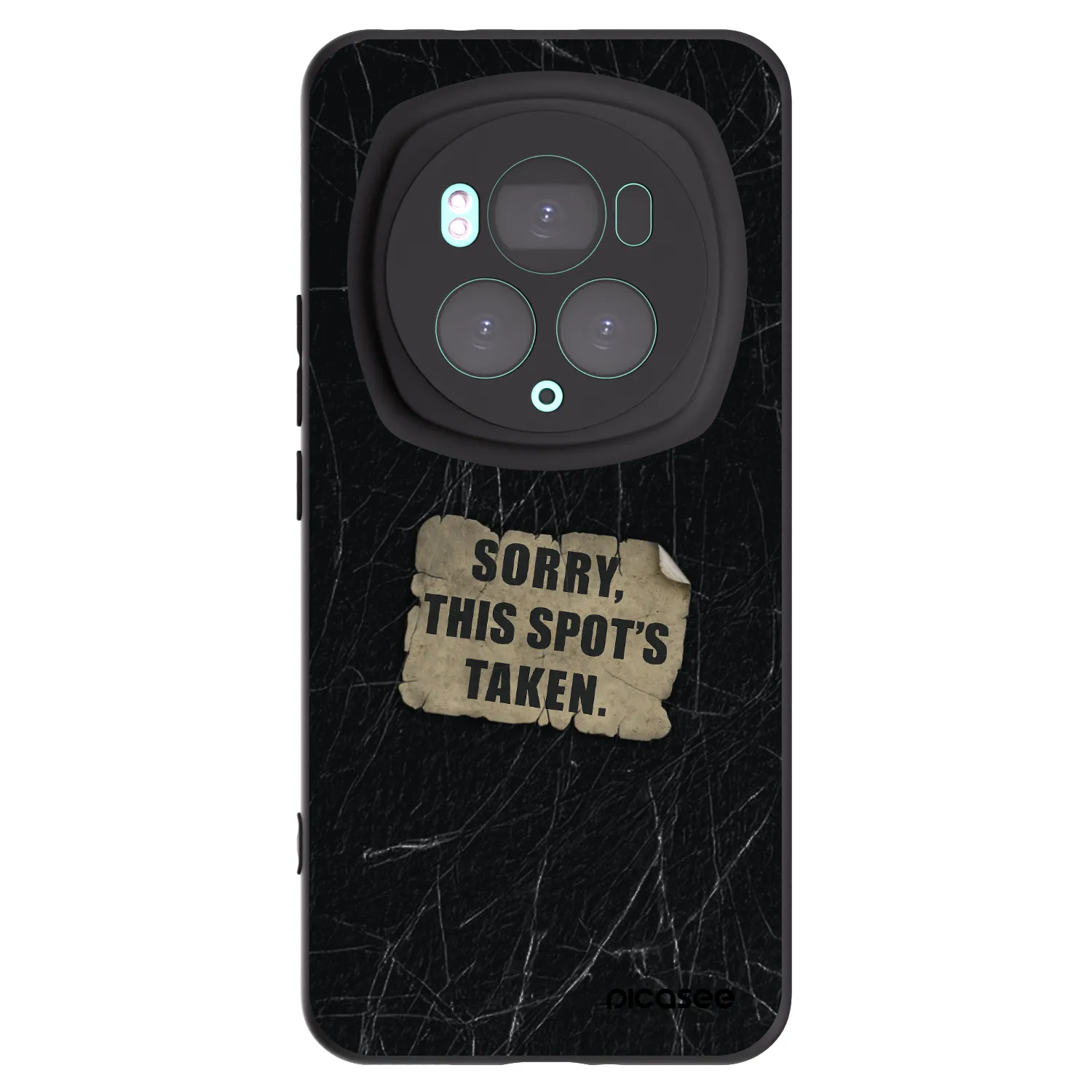 Picasee silikonový černý obal pro Honor Magic6 Pro - SORRY