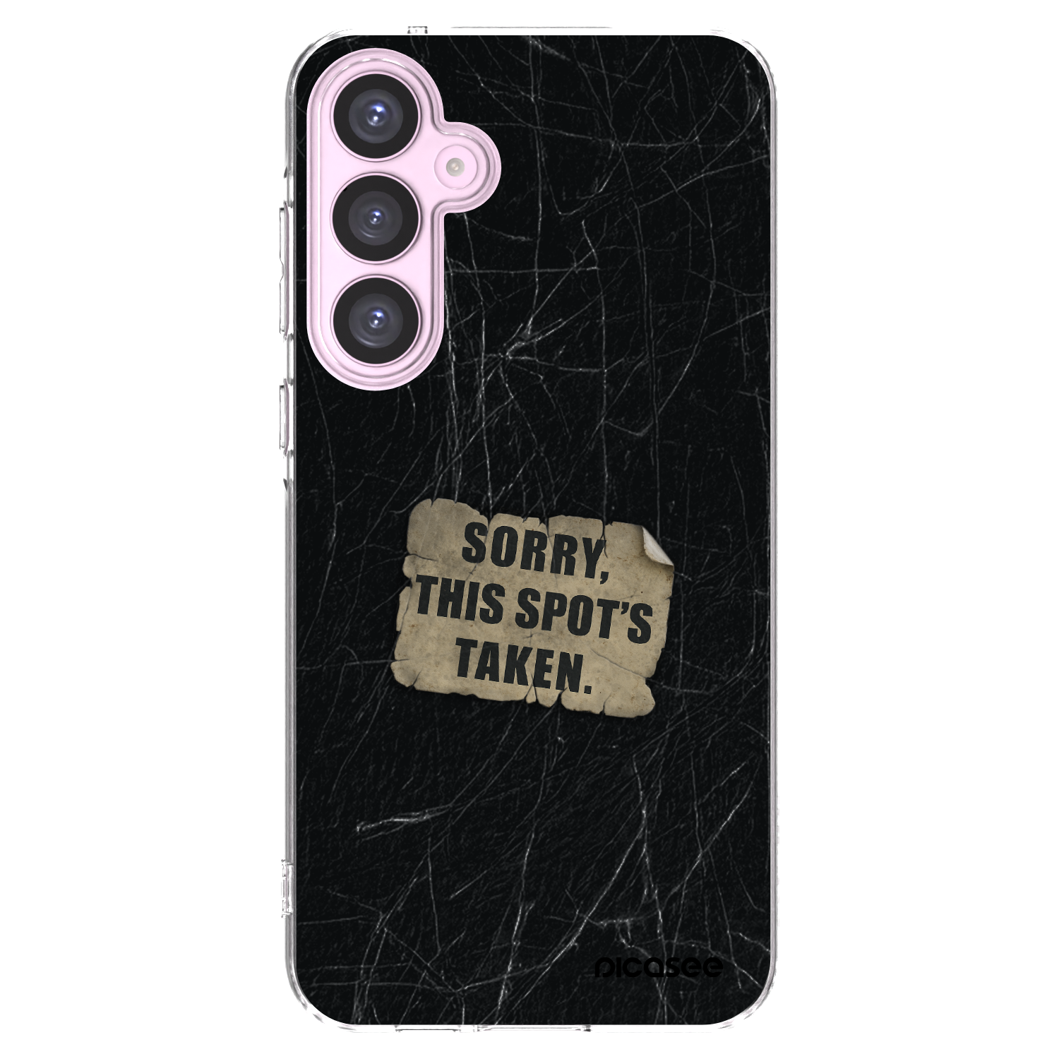 Picasee silikonový průhledný obal pro Samsung Galaxy A55 5G A556B - SORRY