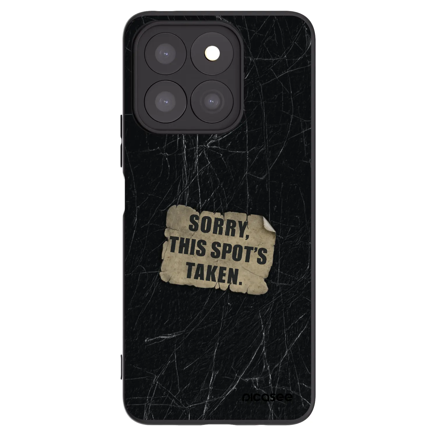 Picasee silikonový černý obal pro Honor X8b - SORRY