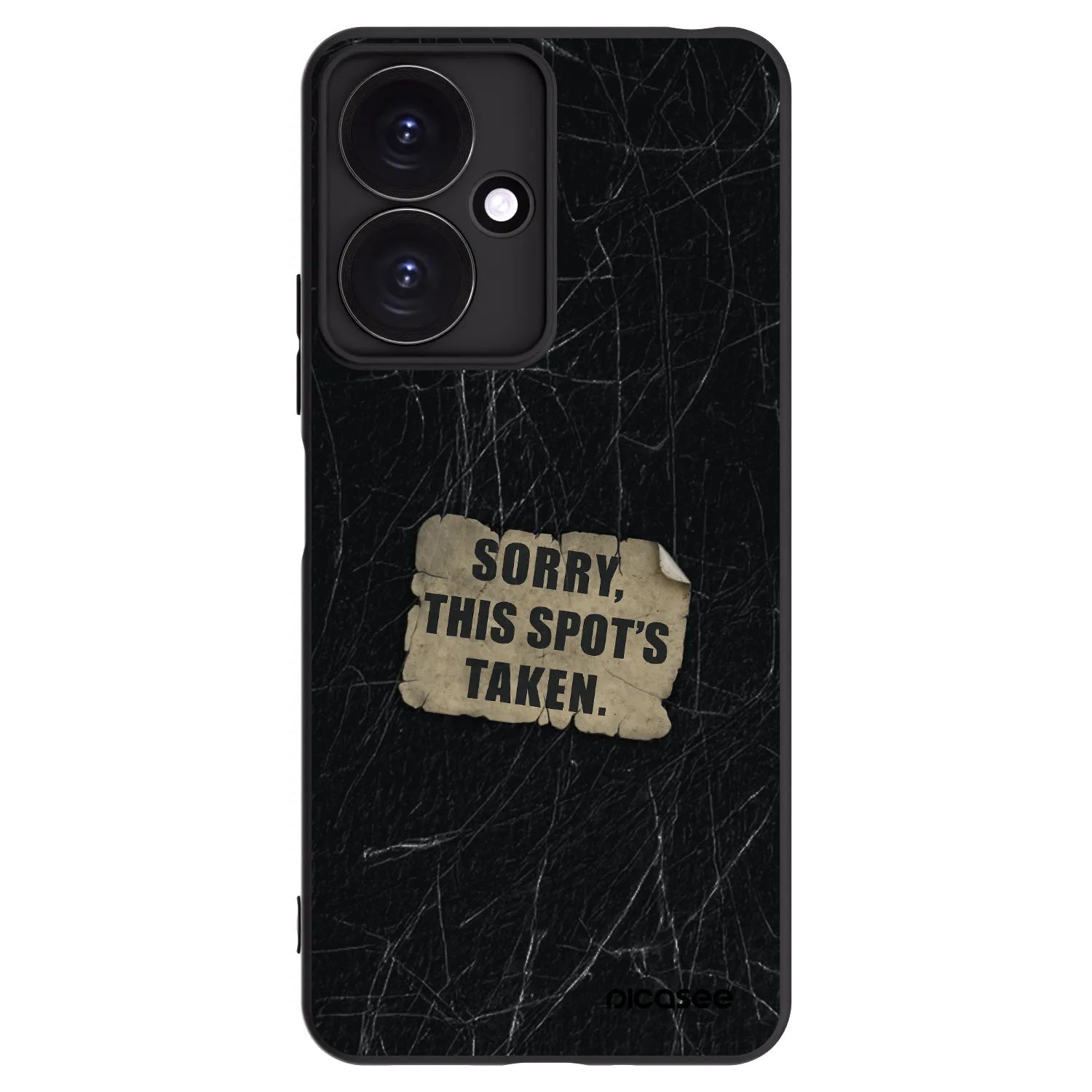 Picasee silikonový černý obal pro Xiaomi Redmi 13C 5G - SORRY