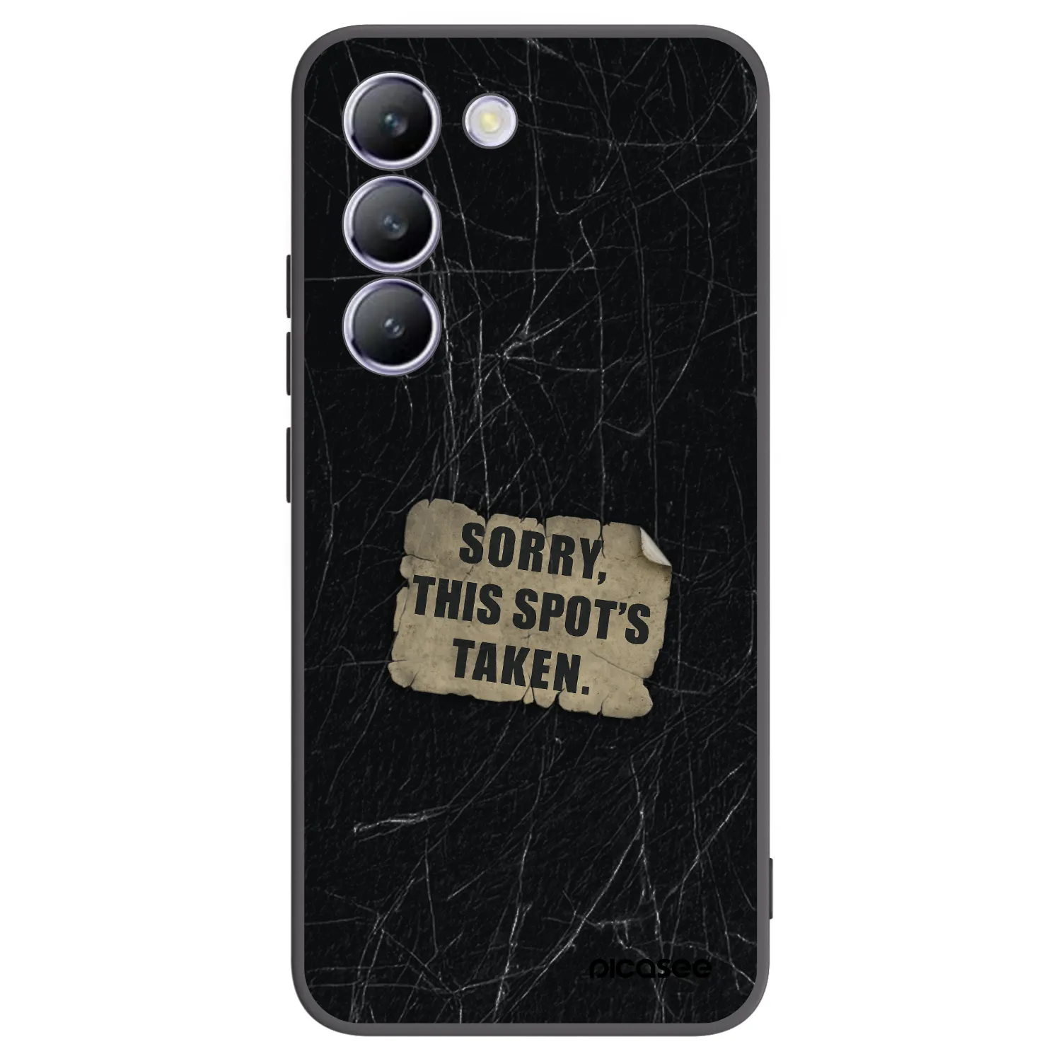 Picasee silikonový černý obal pro Vivo V40 SE 5G - SORRY