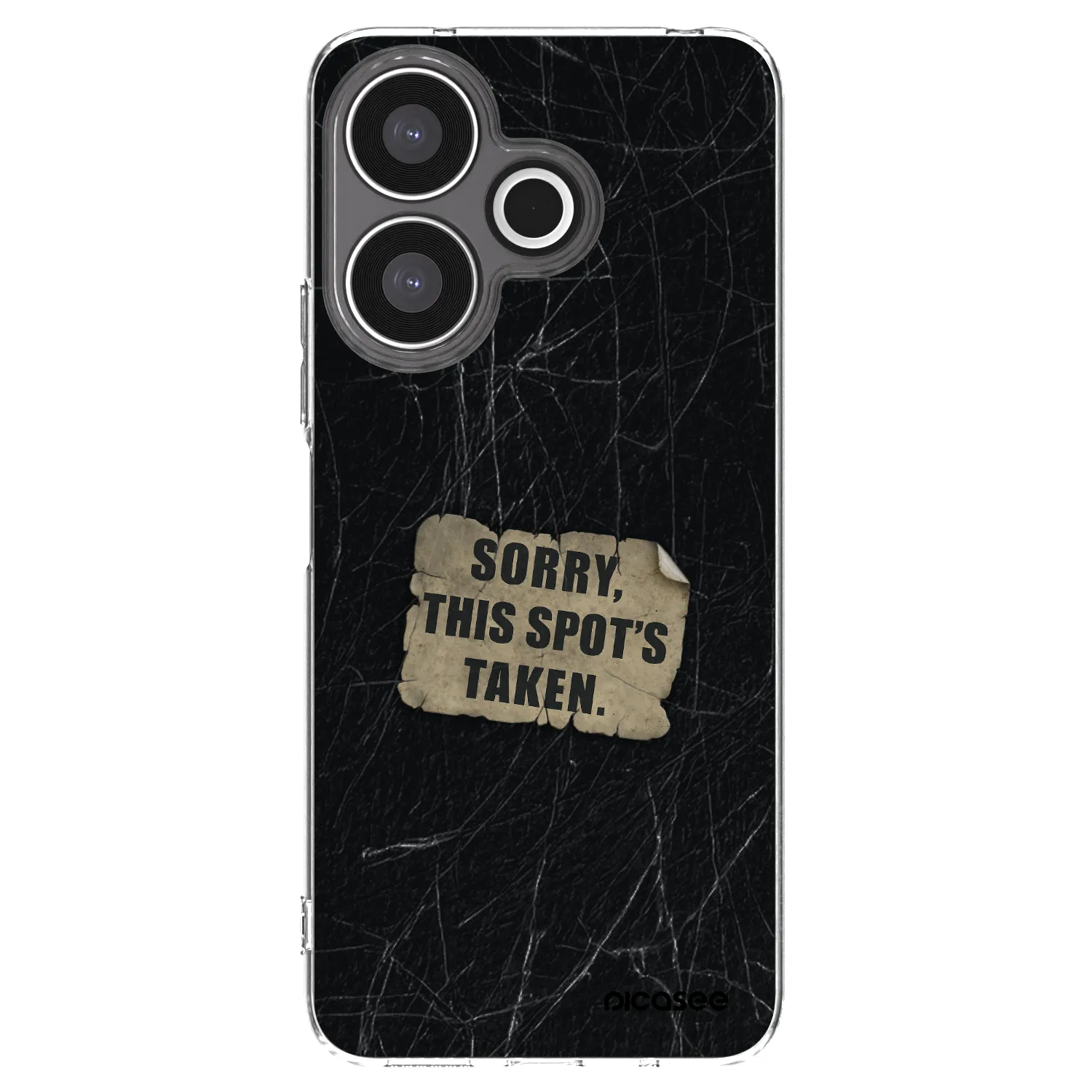 Picasee silikonový průhledný obal pro Xiaomi Redmi 13 4G - SORRY