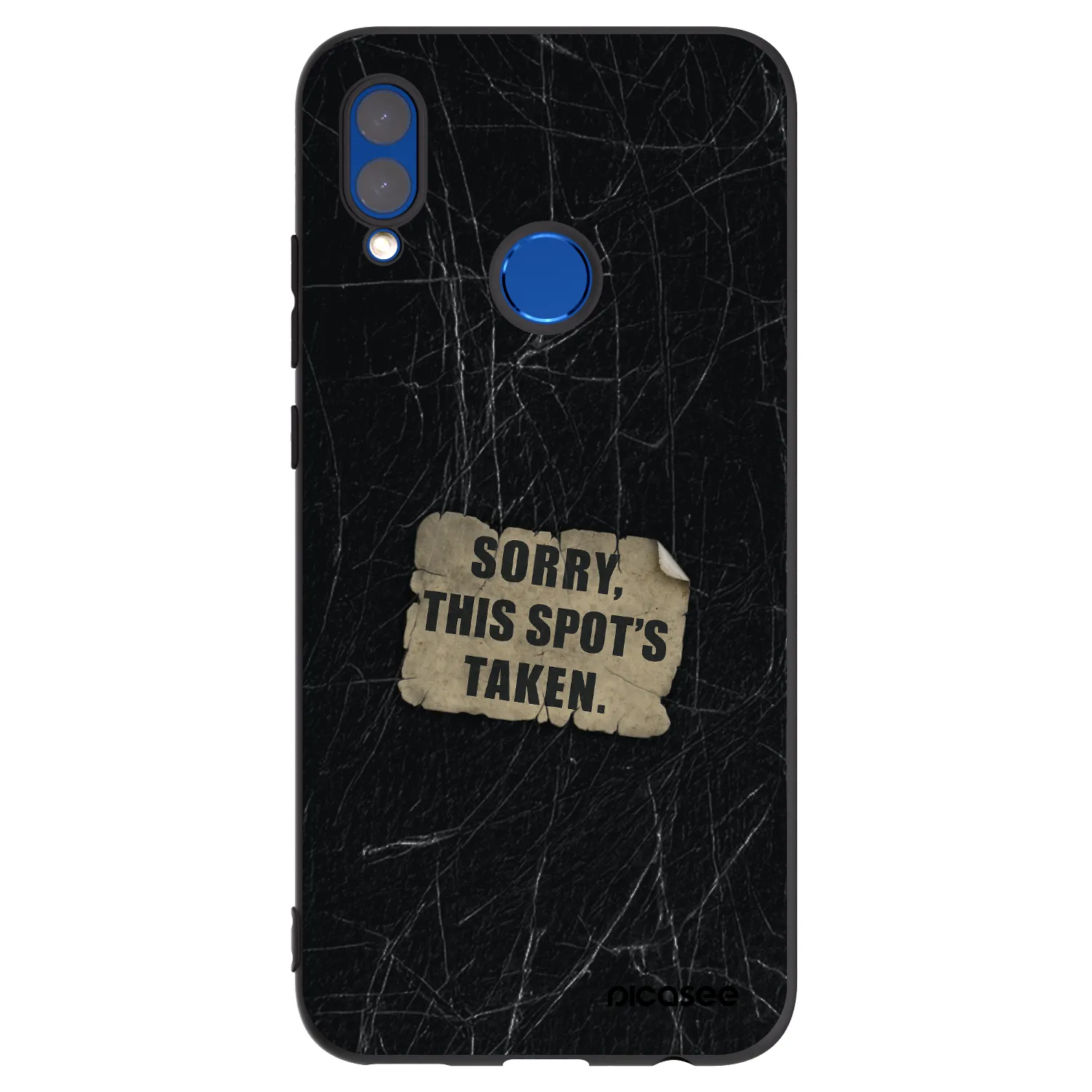 Picasee silikonový černý obal pro Huawei P Smart 2019 - SORRY