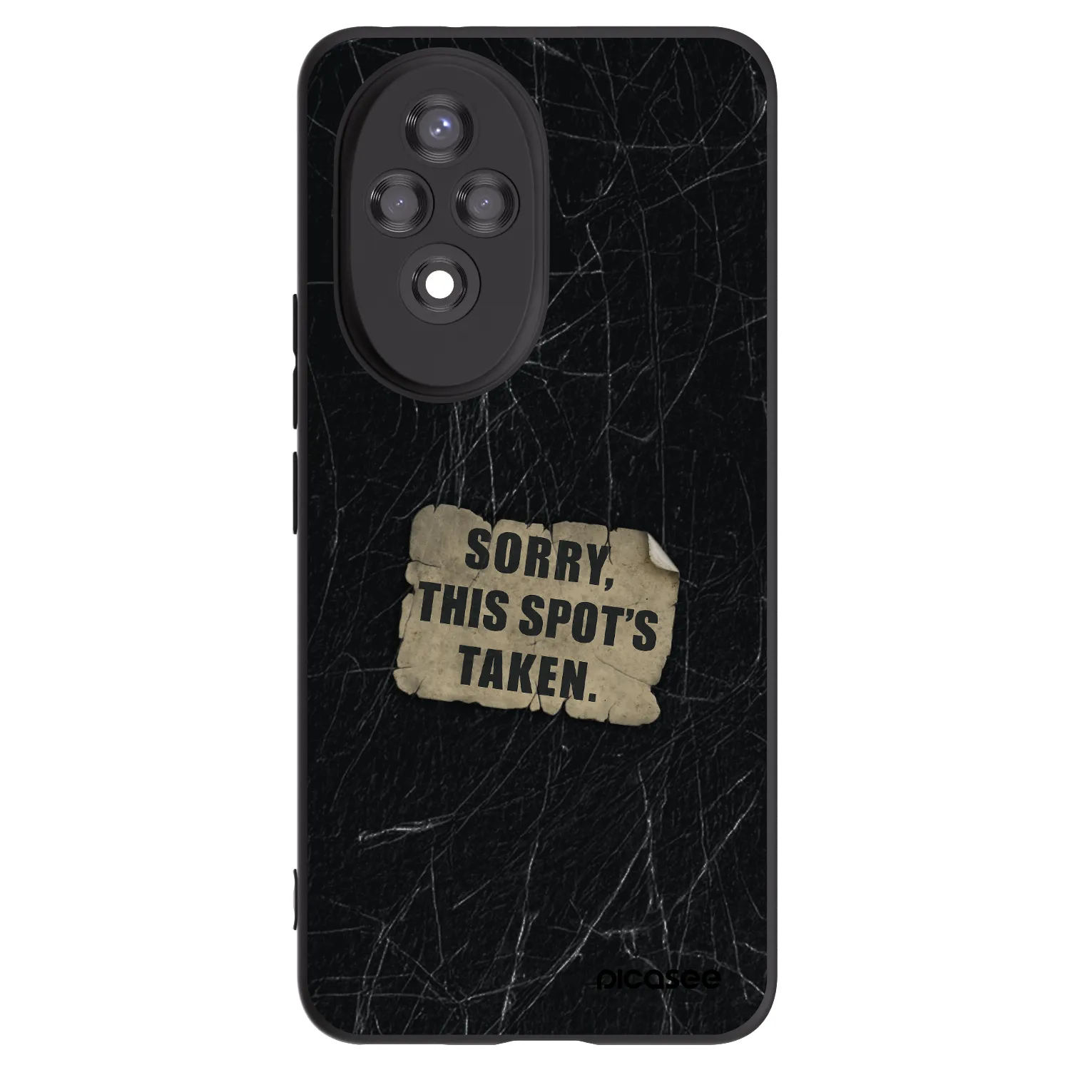 Picasee silikonový černý obal pro Honor 200 Pro 5G - SORRY