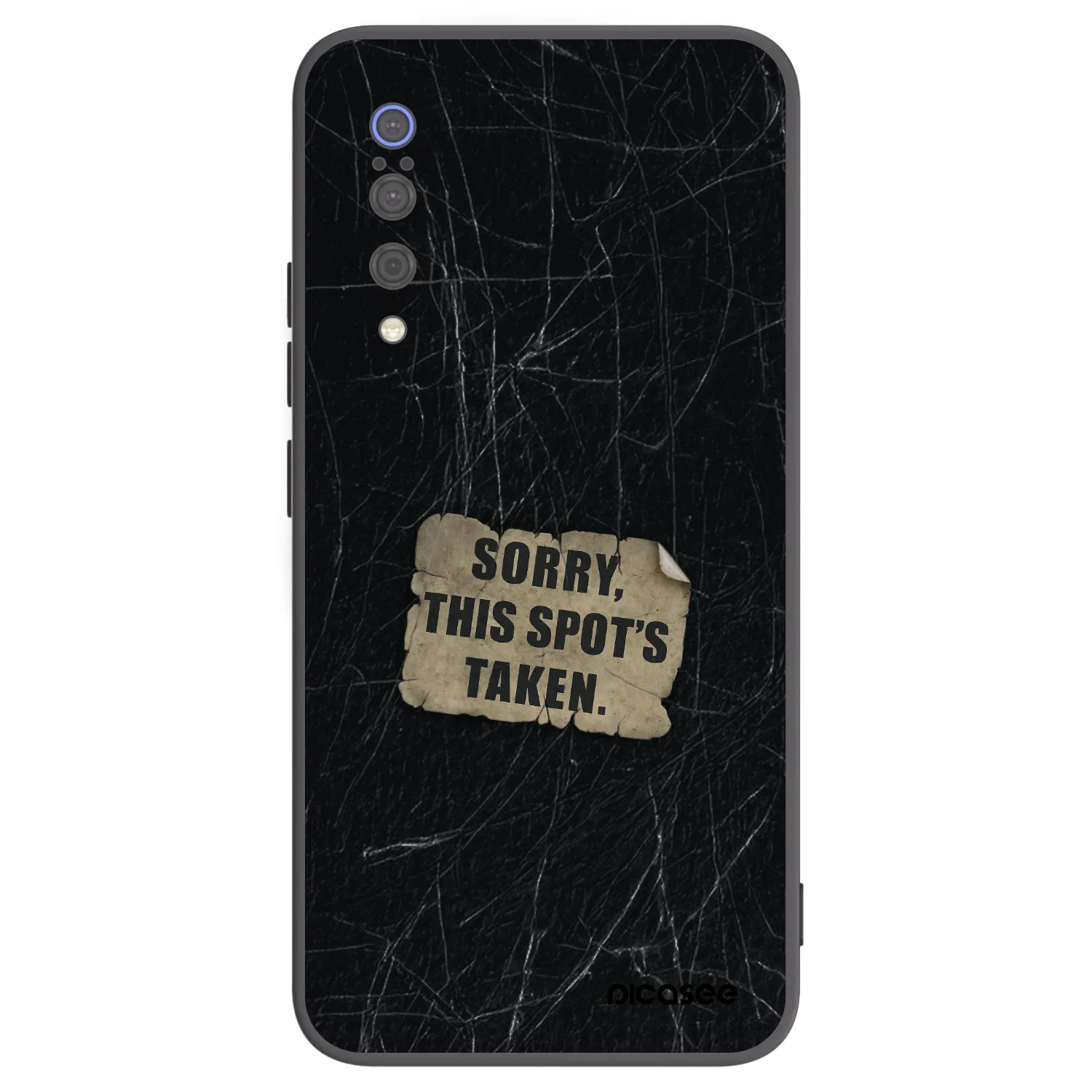 Picasee silikonový černý obal pro Xiaomi Mi 9 - SORRY