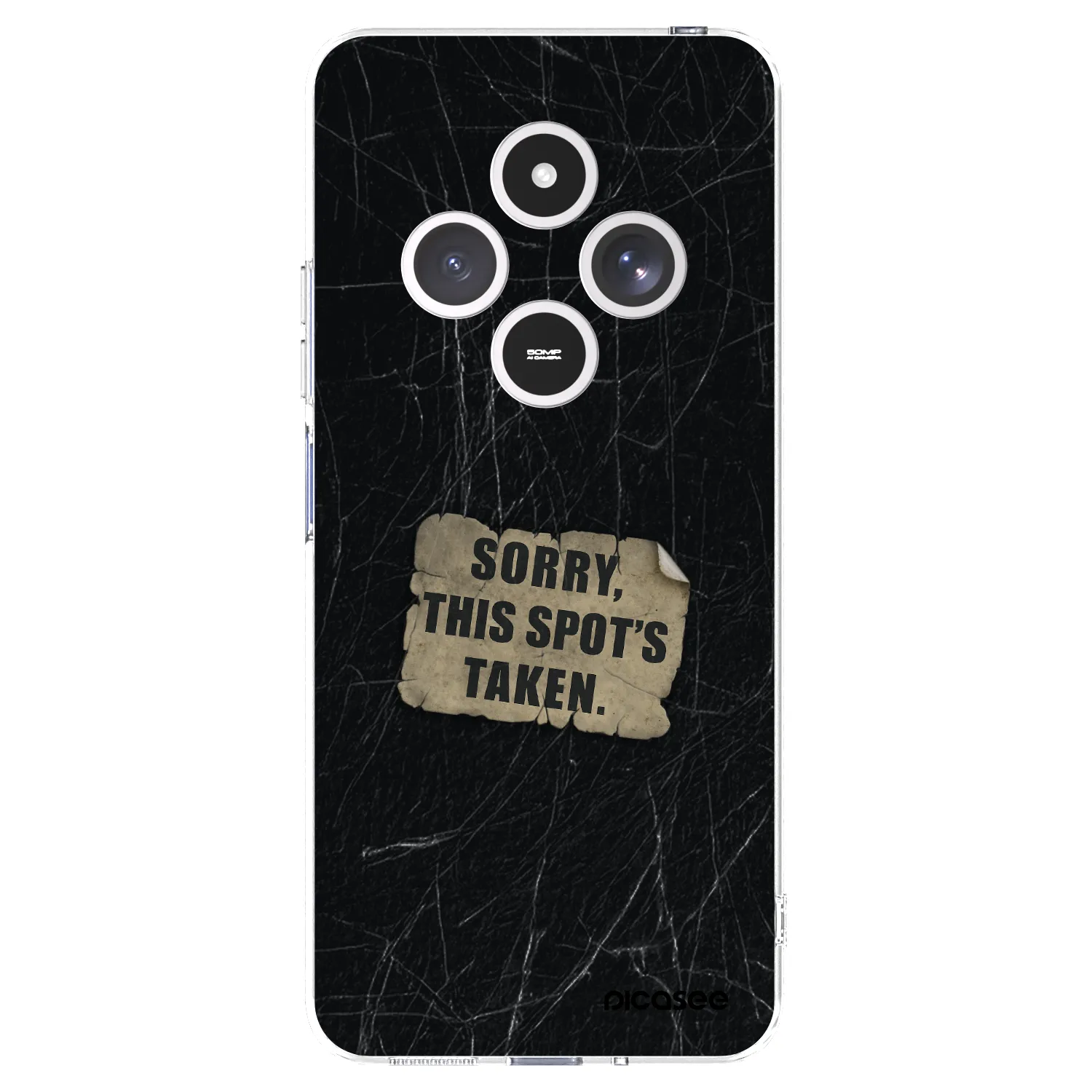 Picasee silikonový průhledný obal pro Xiaomi Redmi 14C - SORRY