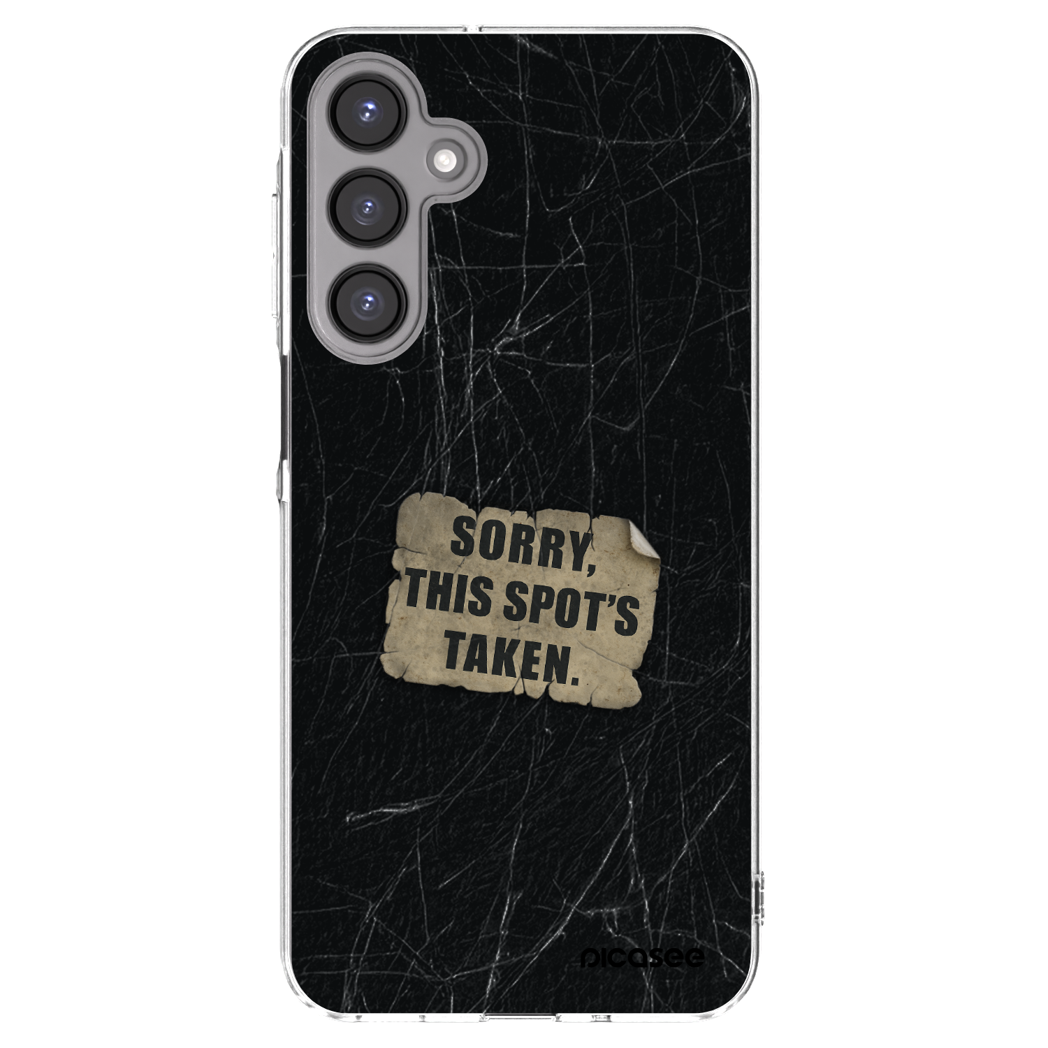 Picasee silikonový průhledný obal pro Samsung Galaxy A16 5G - SORRY