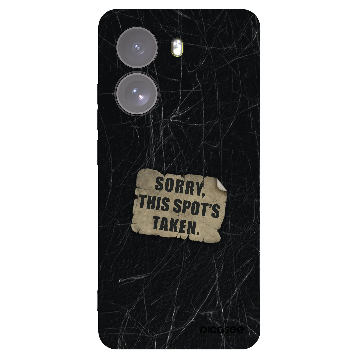 Picasee silikonový černý obal pro Xiaomi Poco X7 - SORRY