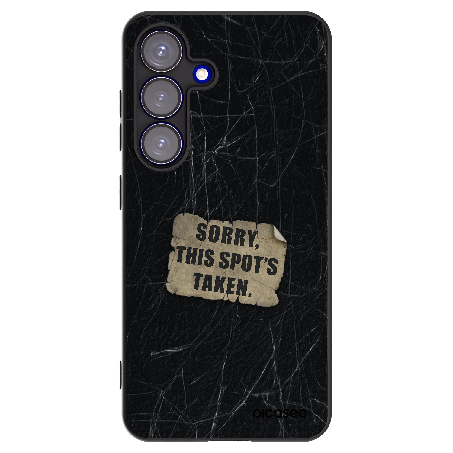 Picasee silikonový černý obal pro Samsung Galaxy S25 5G - SORRY