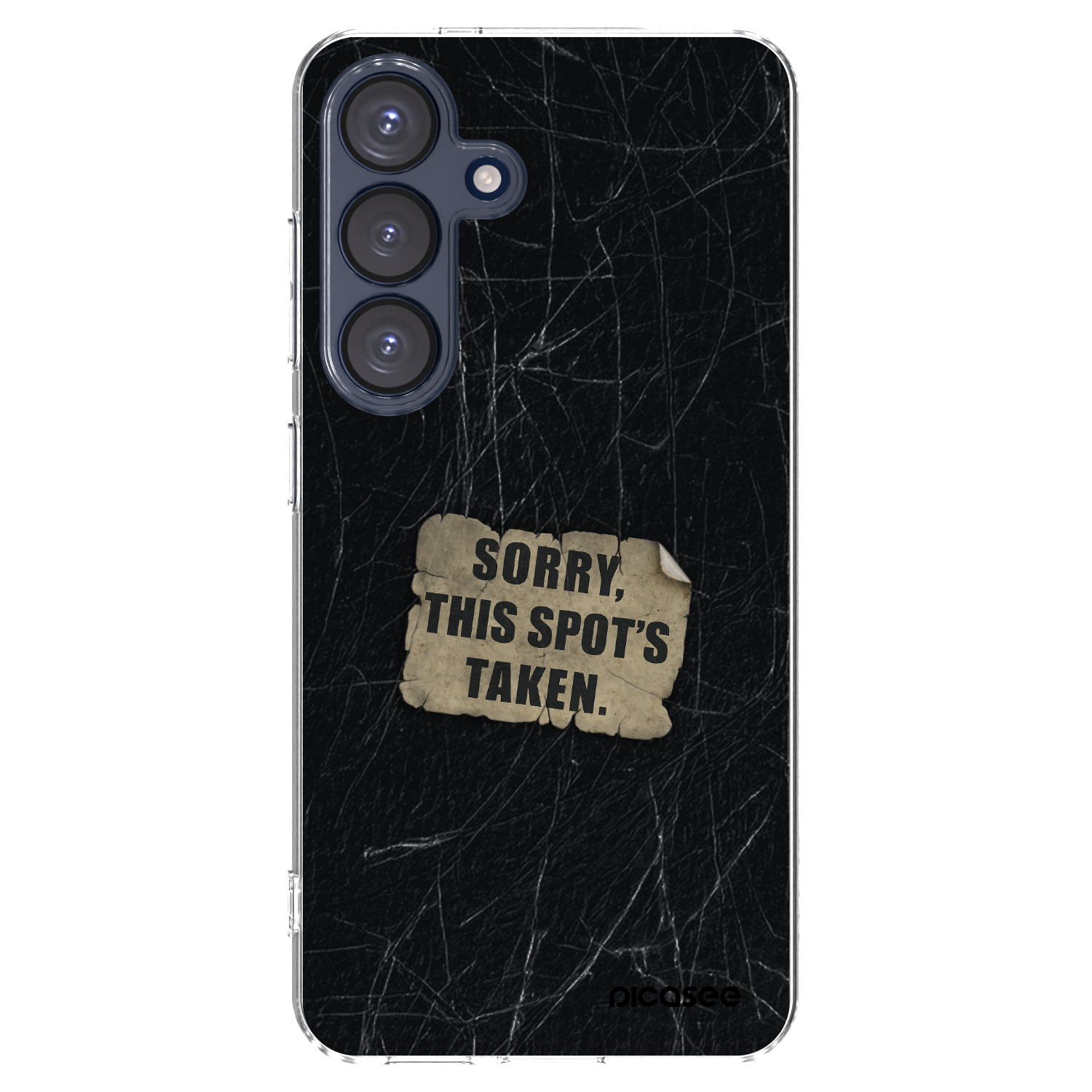 Picasee silikonový průhledný obal pro Samsung Galaxy S25 5G - SORRY
