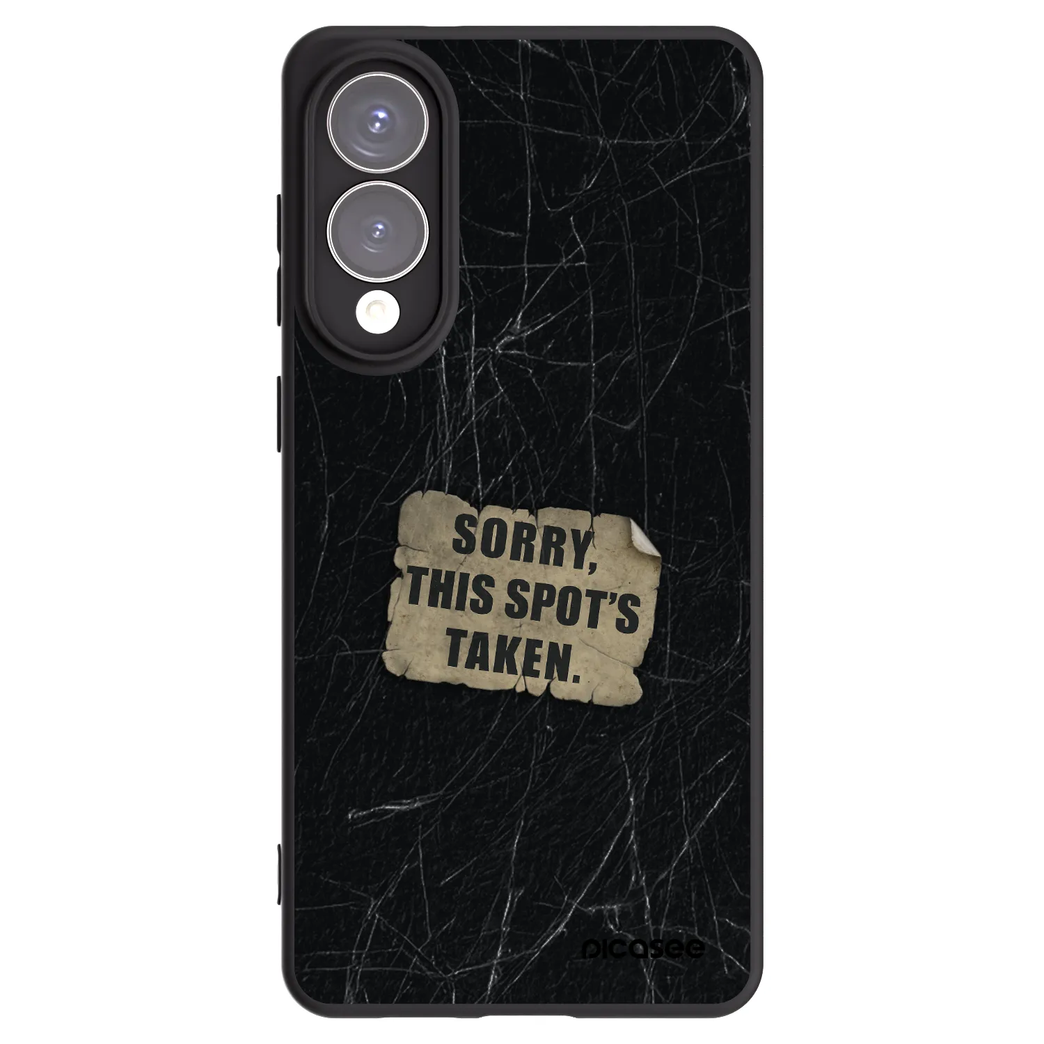 Picasee silikonový černý obal pro Samsung Galaxy S25 Edge 5G - SORRY