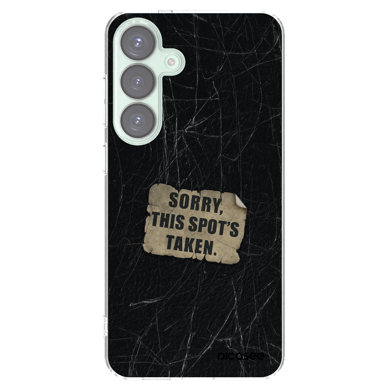 Picasee silikonový průhledný obal pro Samsung Galaxy S25+ 5G - SORRY