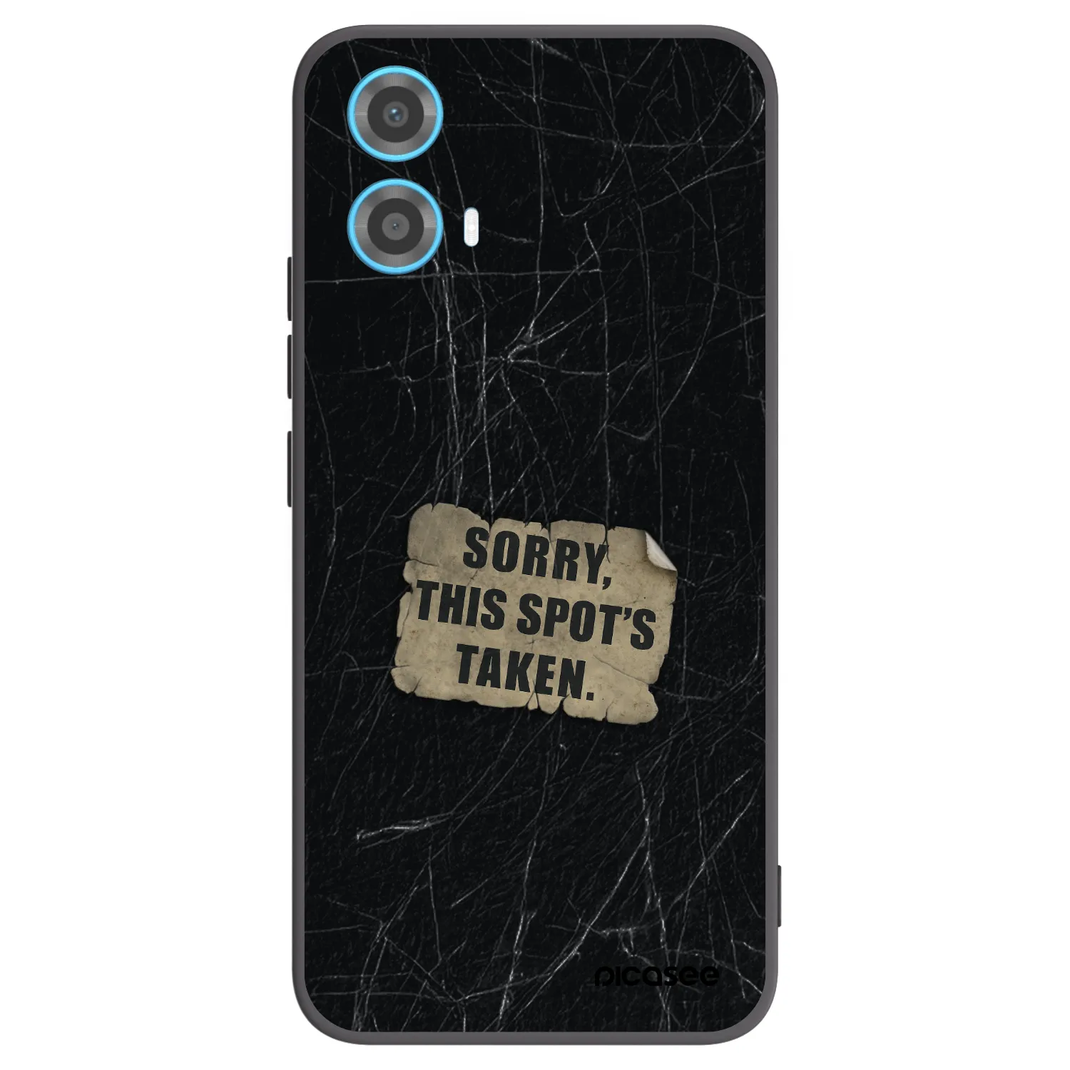 Picasee silikonový černý obal pro Motorola Moto G34 5G - SORRY