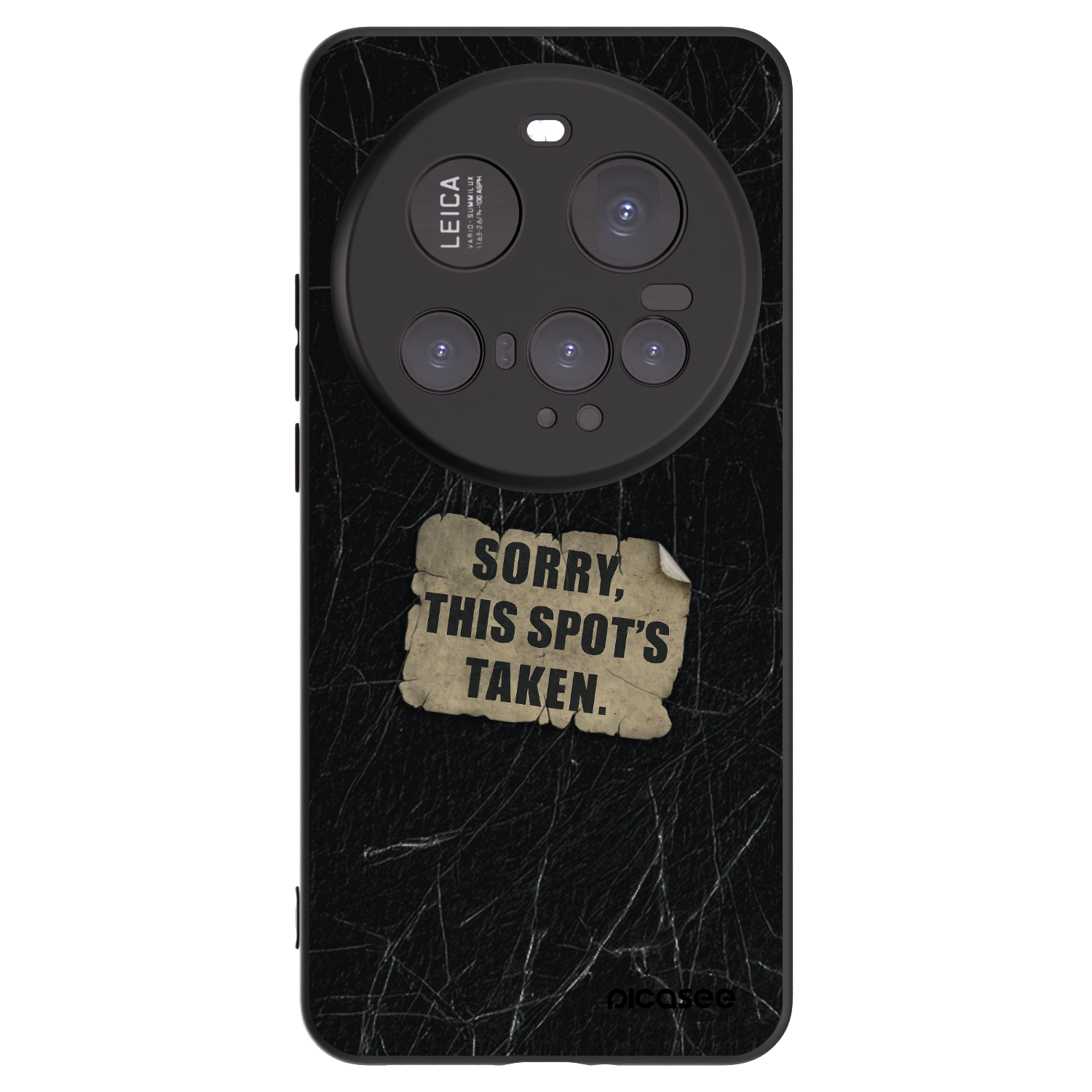 Picasee silikonový černý obal pro Xiaomi 15 Ultra - SORRY