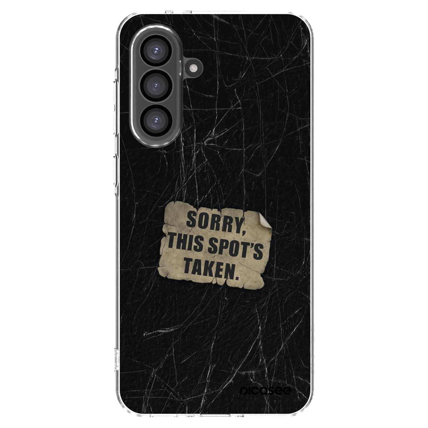Picasee silikonový průhledný obal pro Samsung Galaxy A36 5G - SORRY