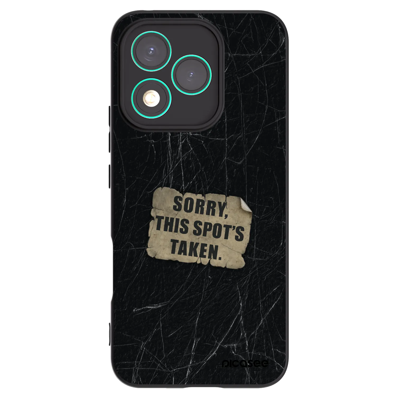 Picasee silikonový černý obal pro Honor 400 Lite 5G - SORRY