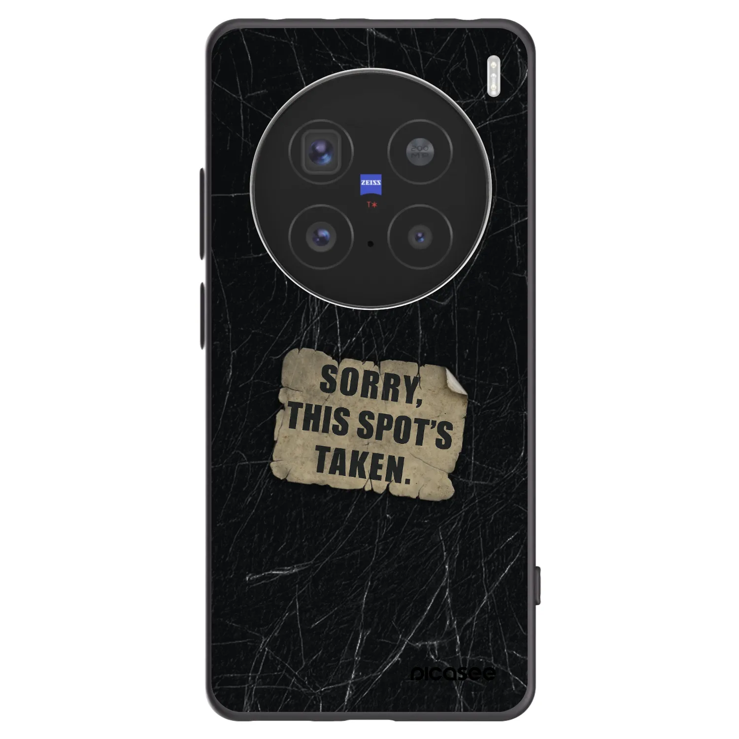 Picasee silikonový černý obal pro Vivo X200 Pro - SORRY