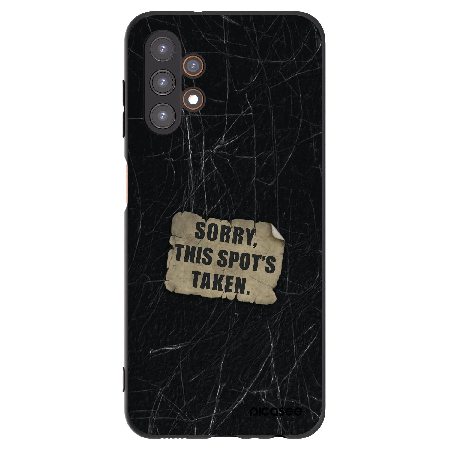Picasee silikonový černý obal pro Samsung Galaxy A13 5G - SORRY