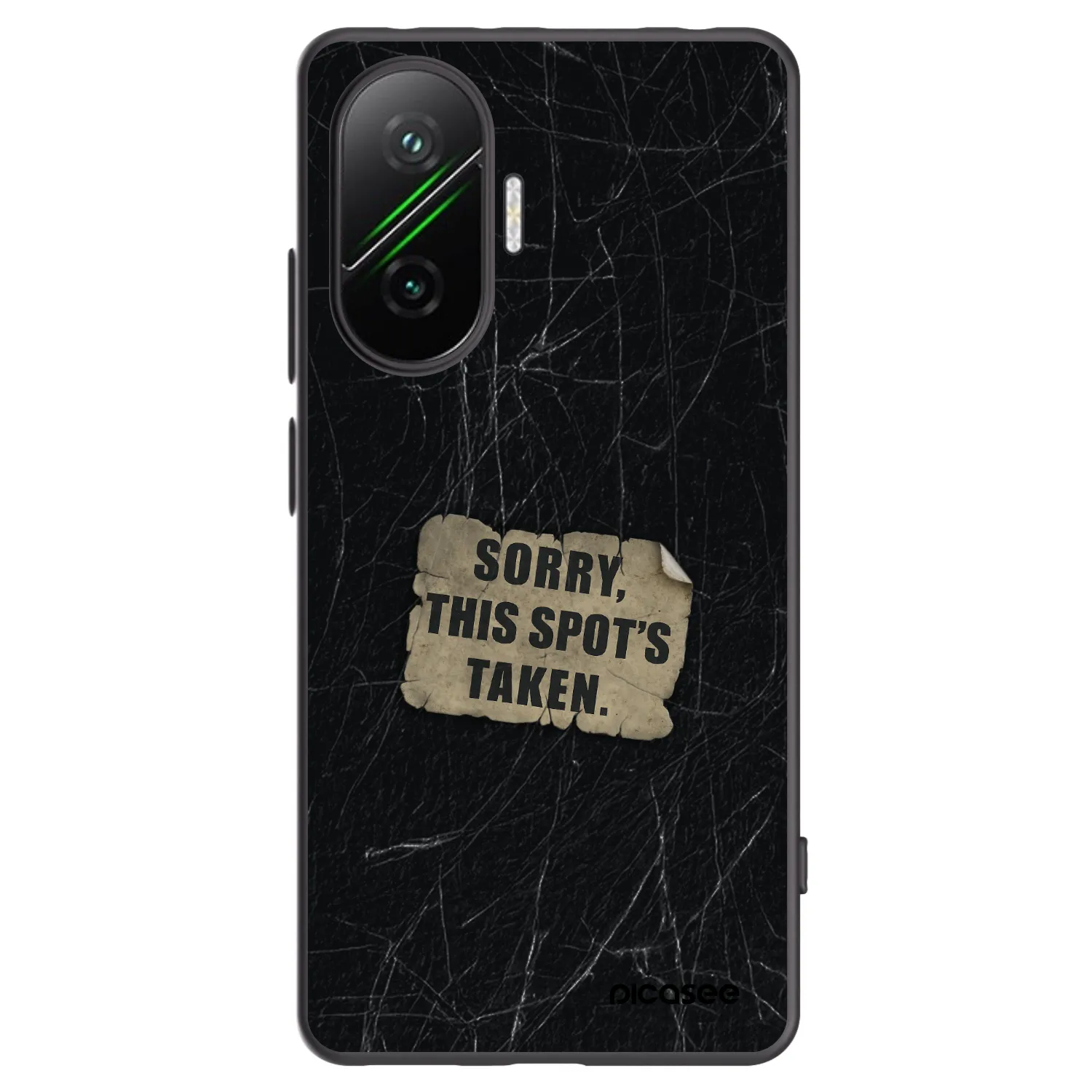 Picasee silikonový černý obal pro Xiaomi Poco F7 5G - SORRY