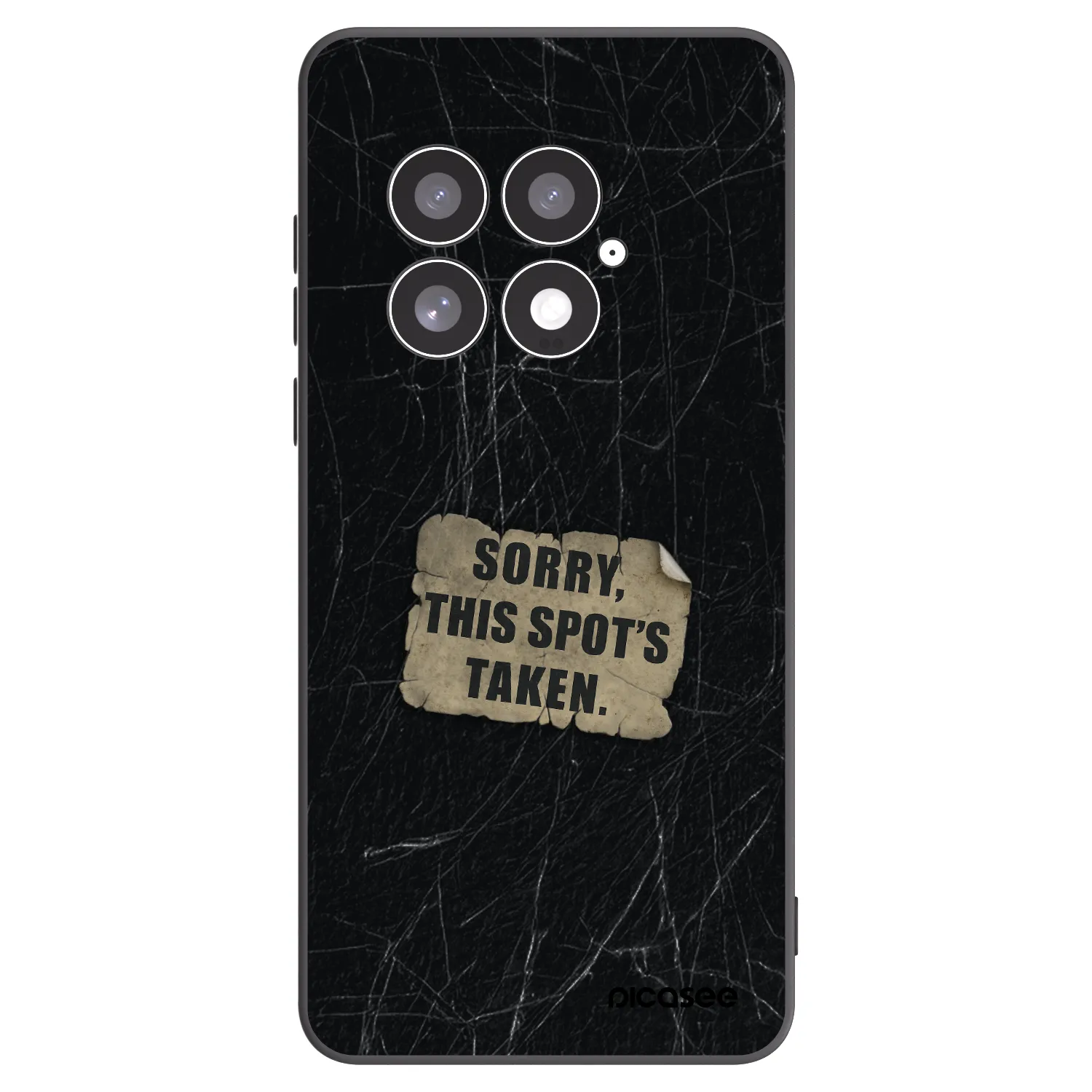 Picasee silikonový černý obal pro OnePlus 13 5G - SORRY