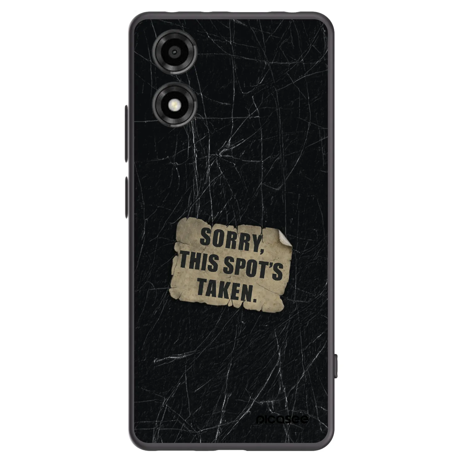 Picasee silikonový černý obal pro Motorola Moto E14 - SORRY