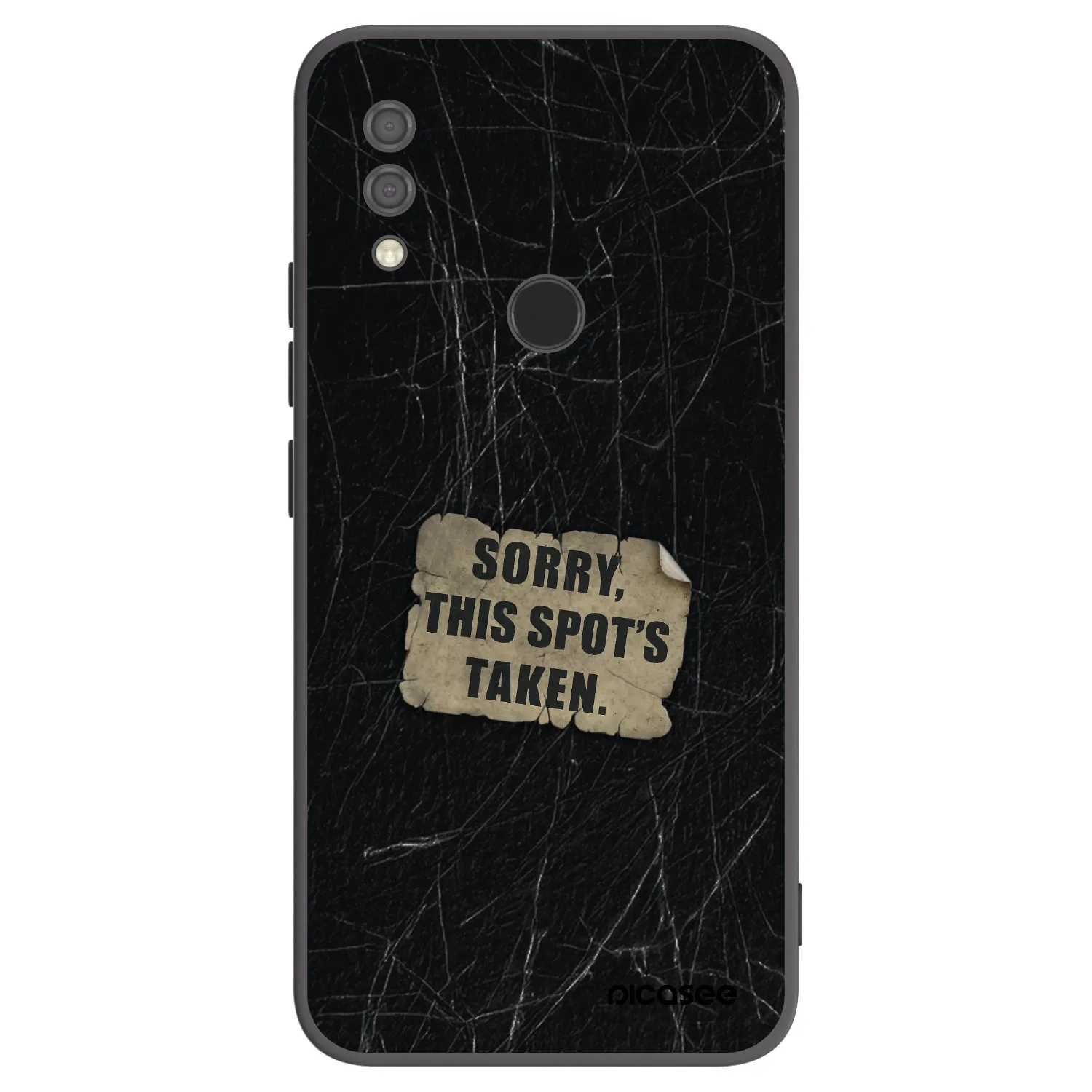 Picasee silikonový černý obal pro Xiaomi Redmi 7 - SORRY