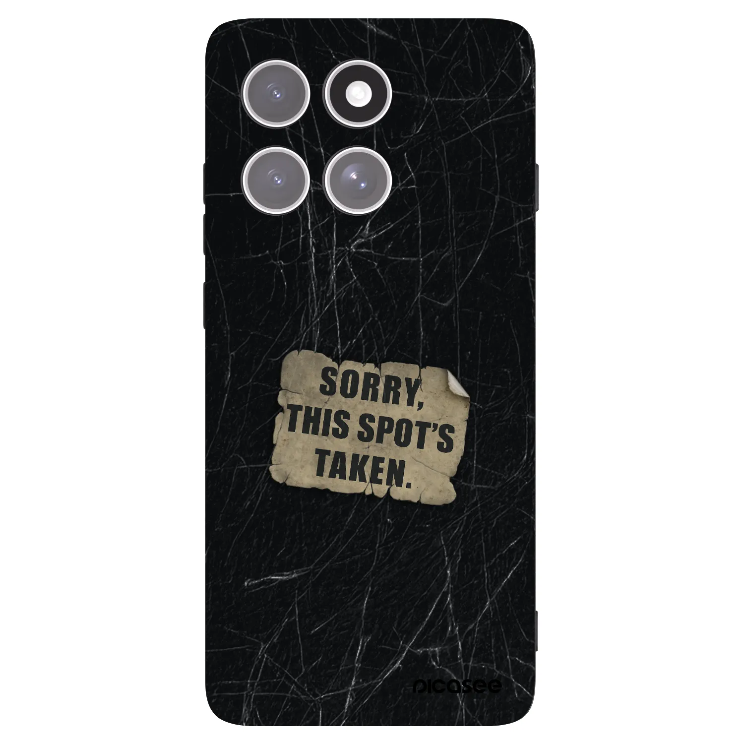 Picasee silikonový černý obal pro Motorola Edge 60 Pro - SORRY