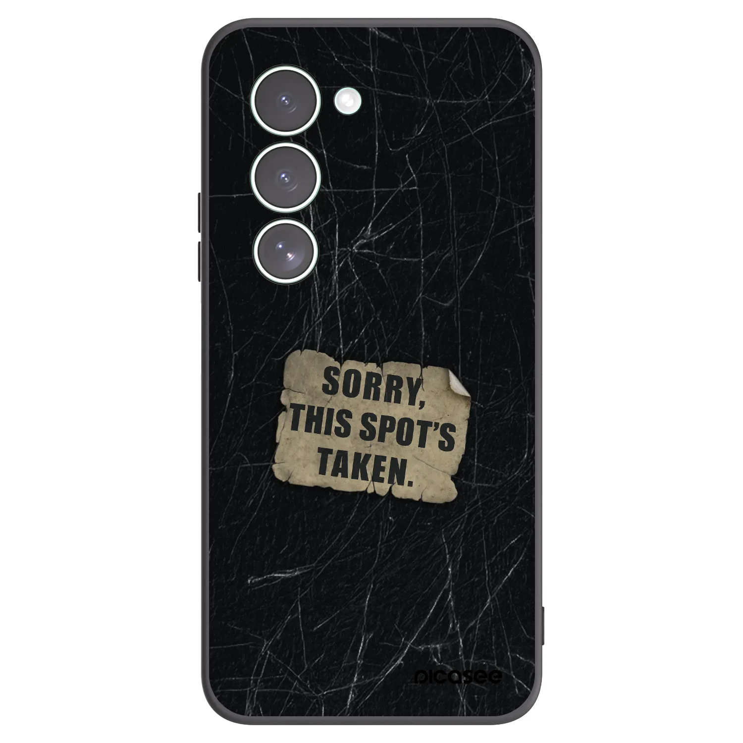 Picasee silikonový černý obal pro Xiaomi Redmi 15 5G - SORRY