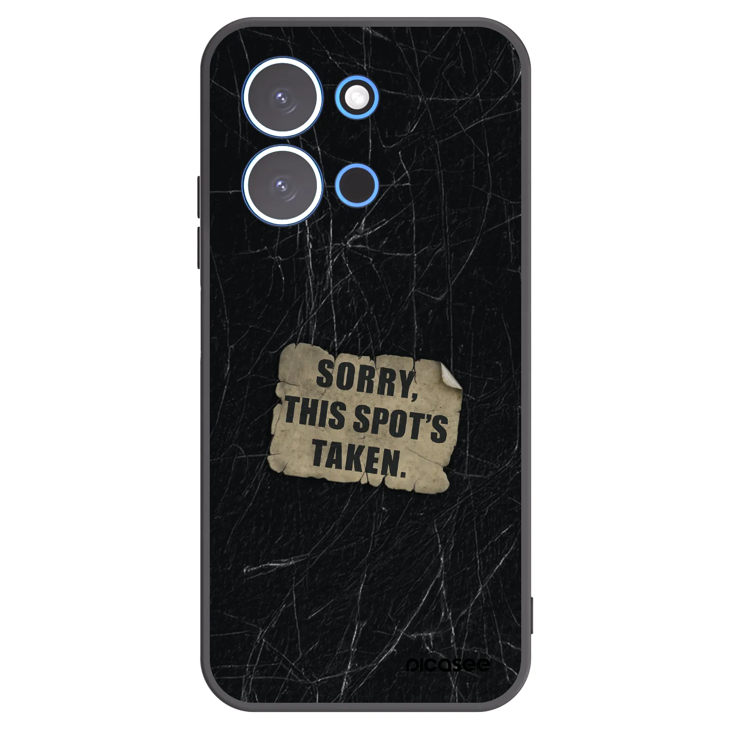 Picasee silikonový černý obal pro Xiaomi Redmi 15C 4G - SORRY