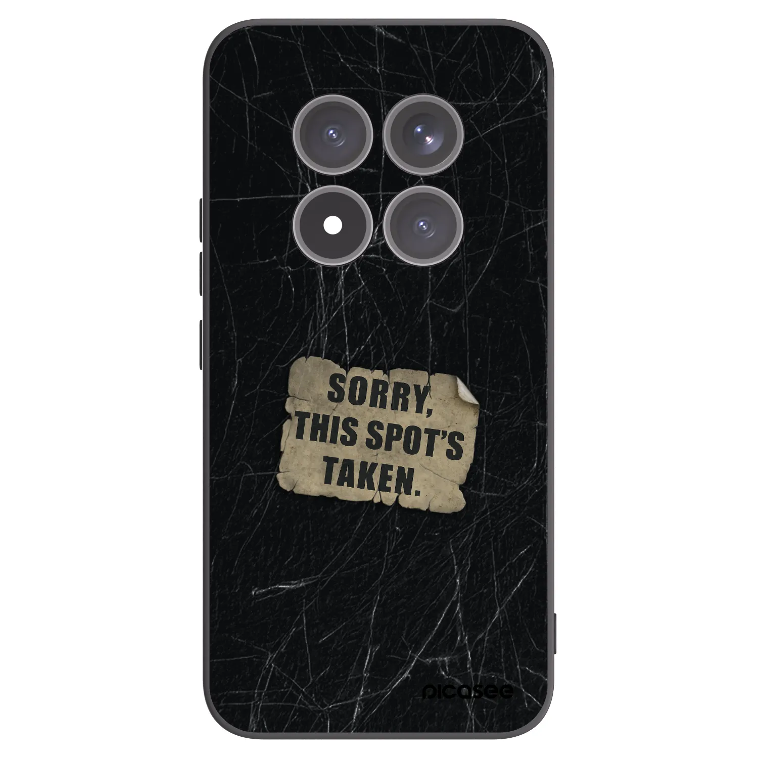 Picasee silikonový černý obal pro Xiaomi Redmi Note 15 Pro+ - SORRY