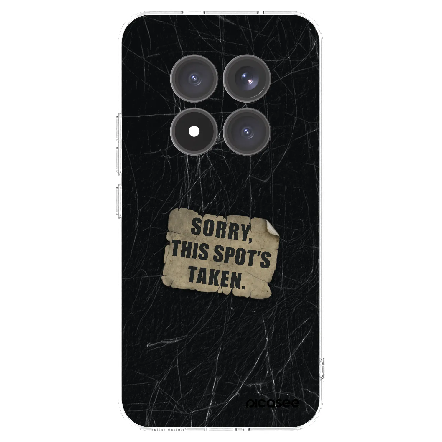 Picasee silikonový průhledný obal pro Xiaomi Redmi Note 15 Pro+ - SORRY