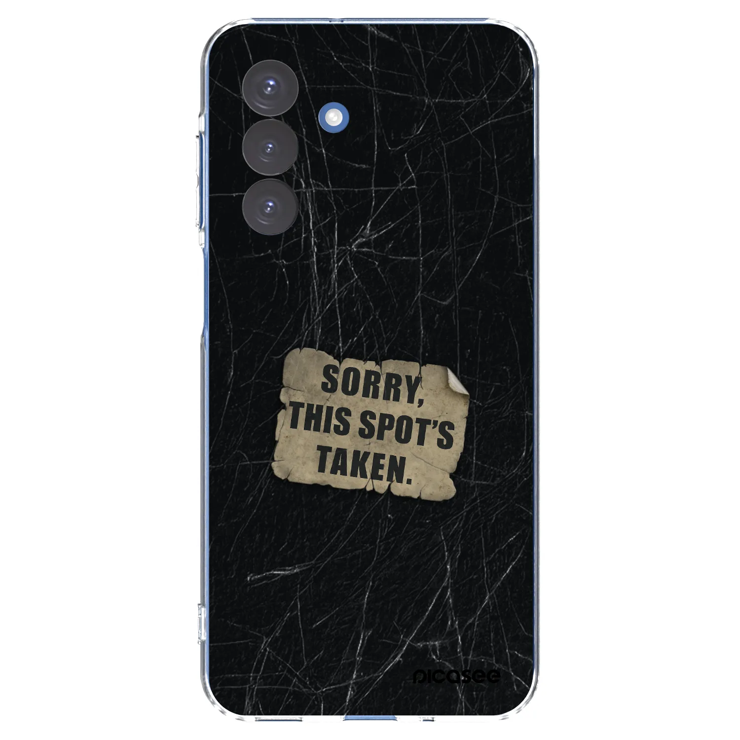 Picasee silikonový průhledný obal pro Samsung Galaxy A17 5G - SORRY