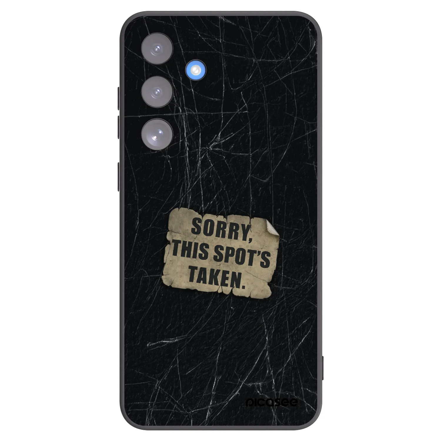 Picasee silikonový černý obal pro Samsung Galaxy S25 FE 5G - SORRY