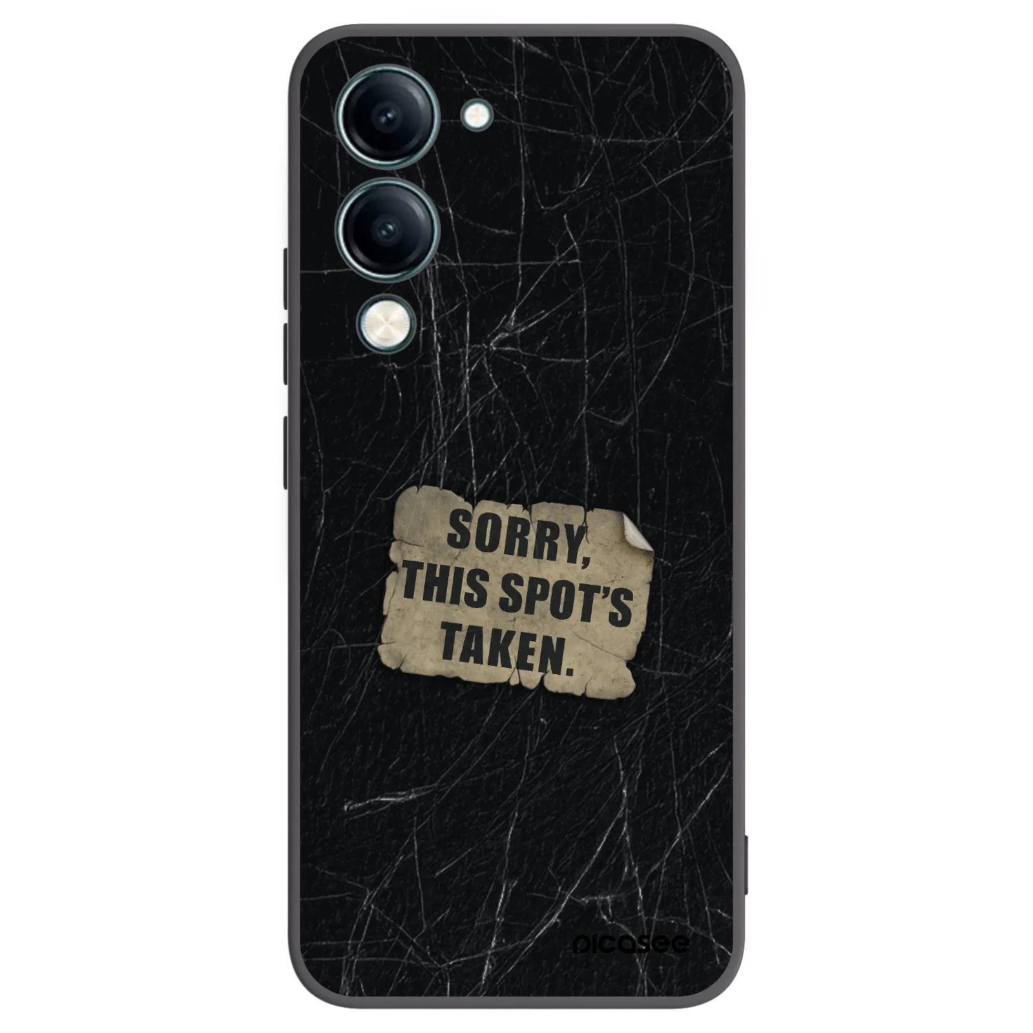 Picasee silikonový černý obal pro Vivo Y29s 5G - SORRY