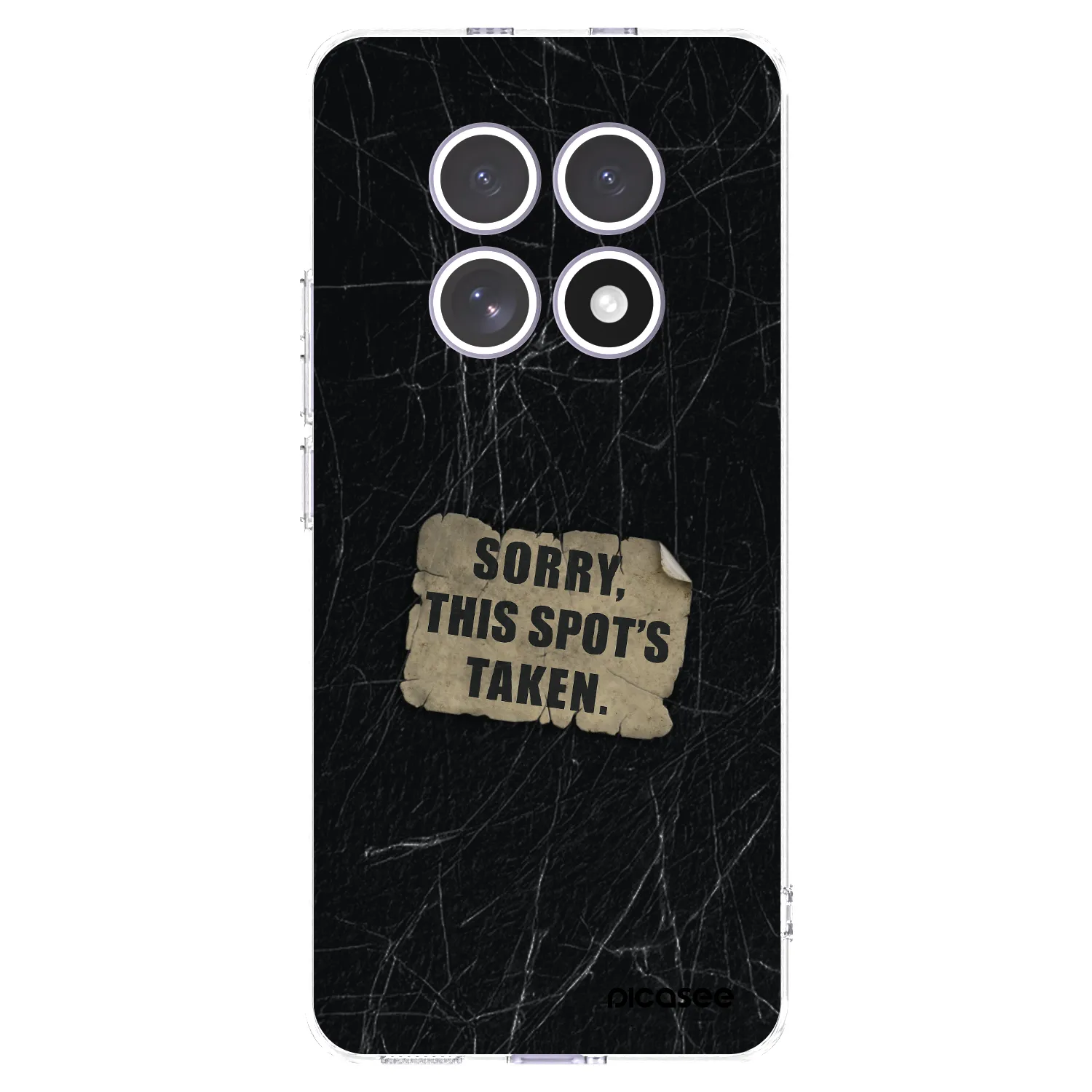 Picasee silikonový průhledný obal pro Xiaomi Redmi Note 15 - SORRY