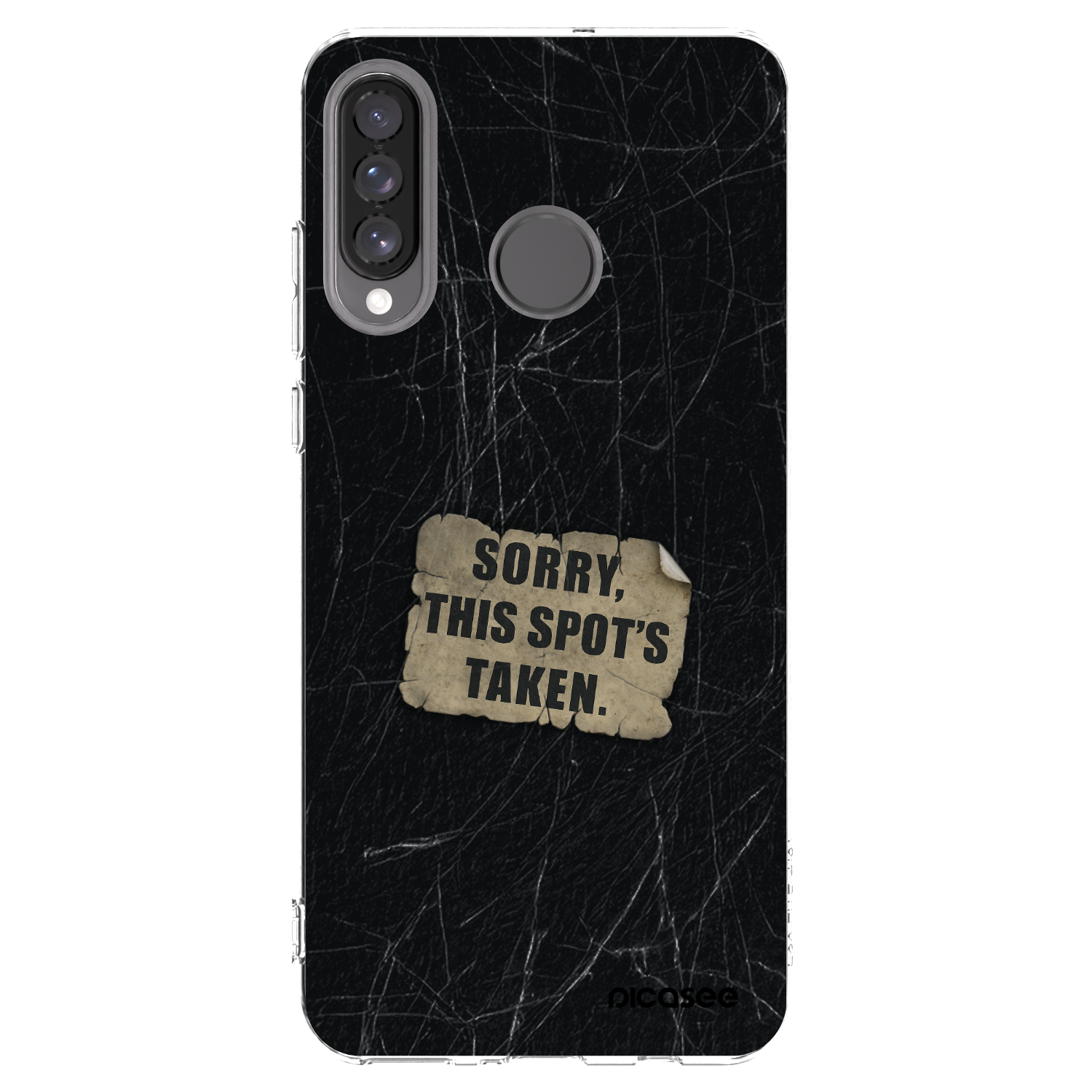 Picasee silikonový průhledný obal pro Huawei P30 Lite - SORRY
