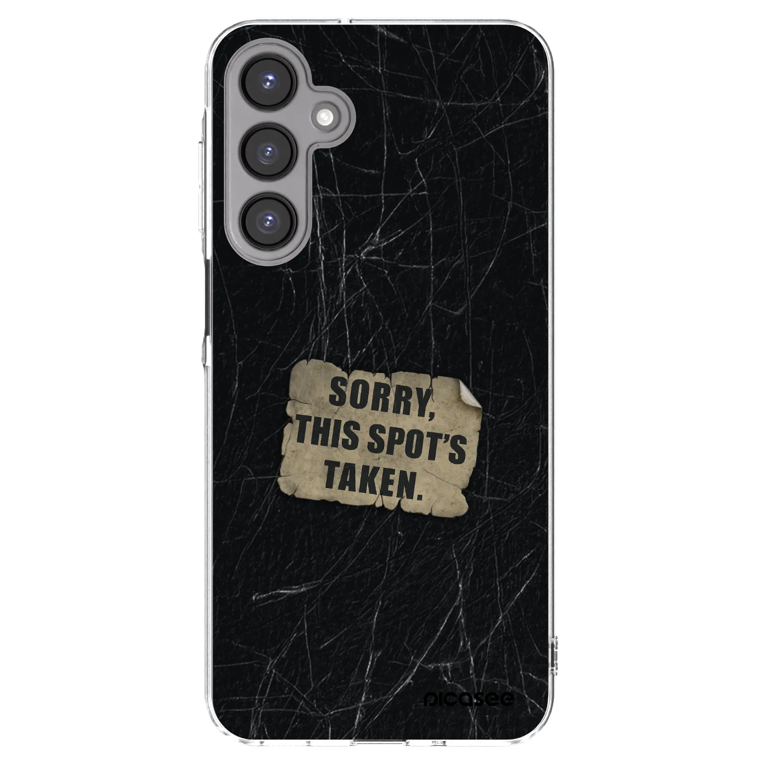 Picasee silikonový průhledný obal pro Samsung Galaxy A16 4G - SORRY