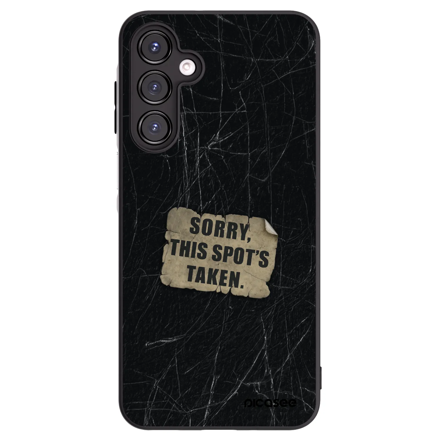 Picasee silikonový černý obal pro Samsung Galaxy A16 4G - SORRY